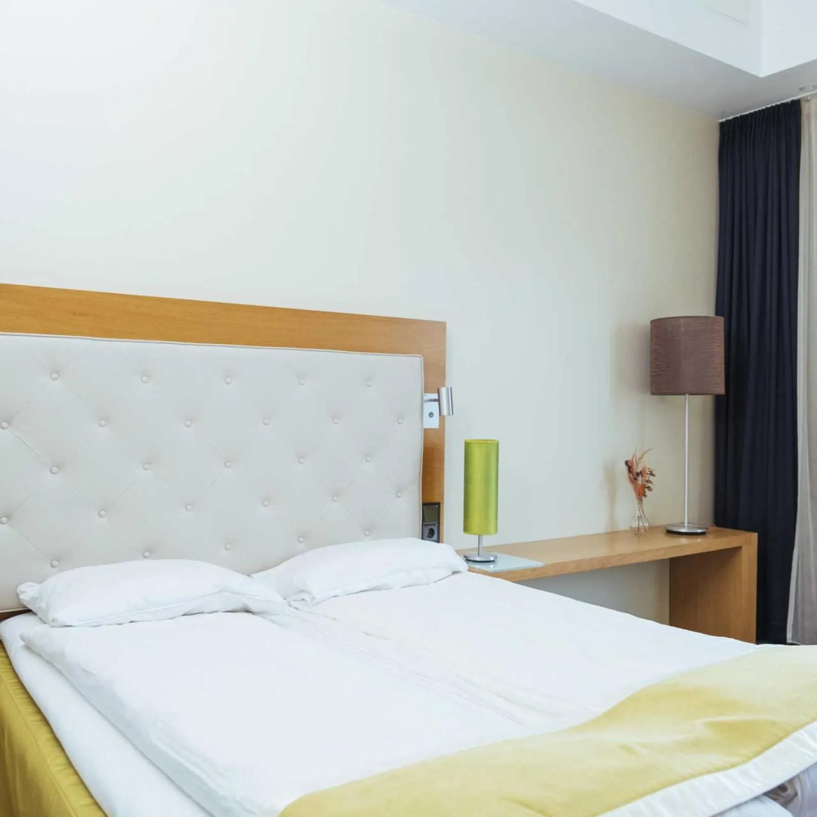 Bed in Utsikten Hotell Kvinesdal - Unike Hoteller