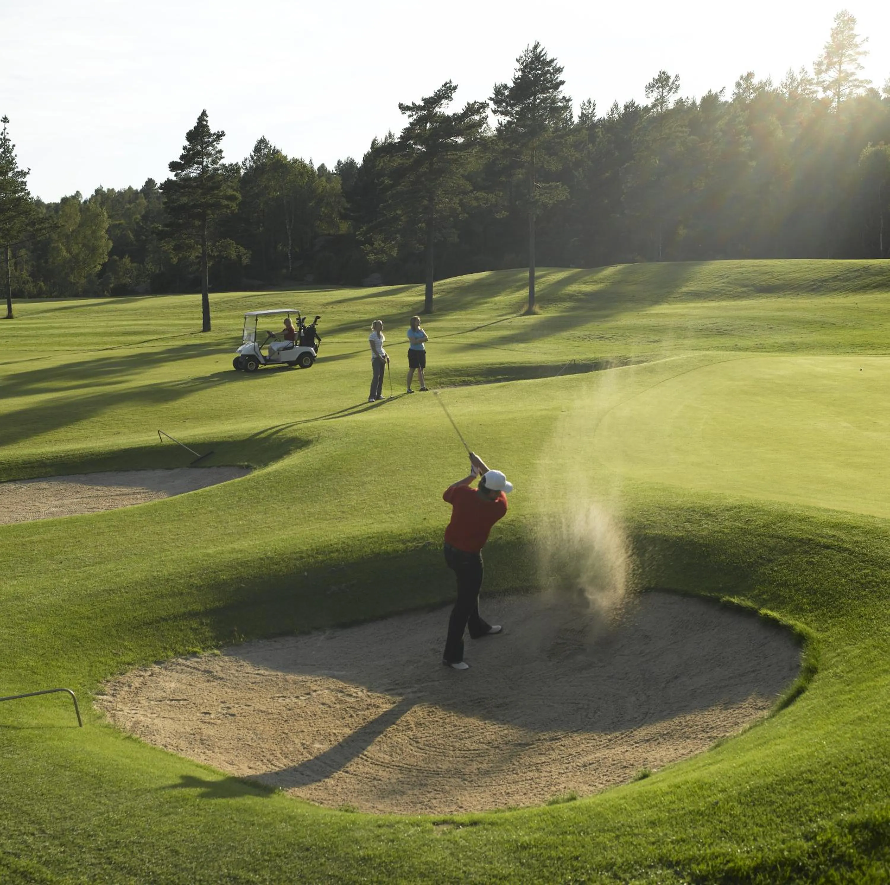 Golfcourse in Utsikten Hotell Kvinesdal - Unike Hoteller