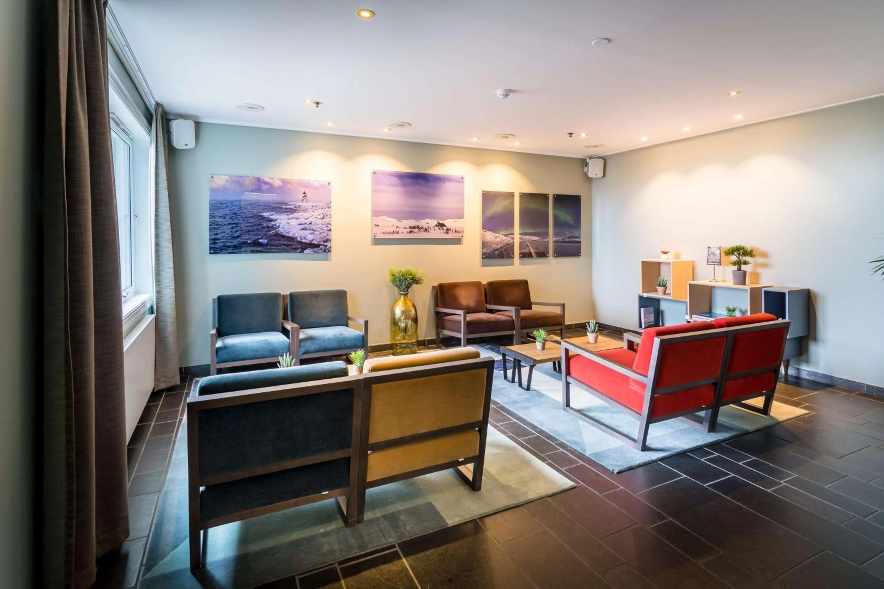 Lobby or reception in Scandic Hammerfest