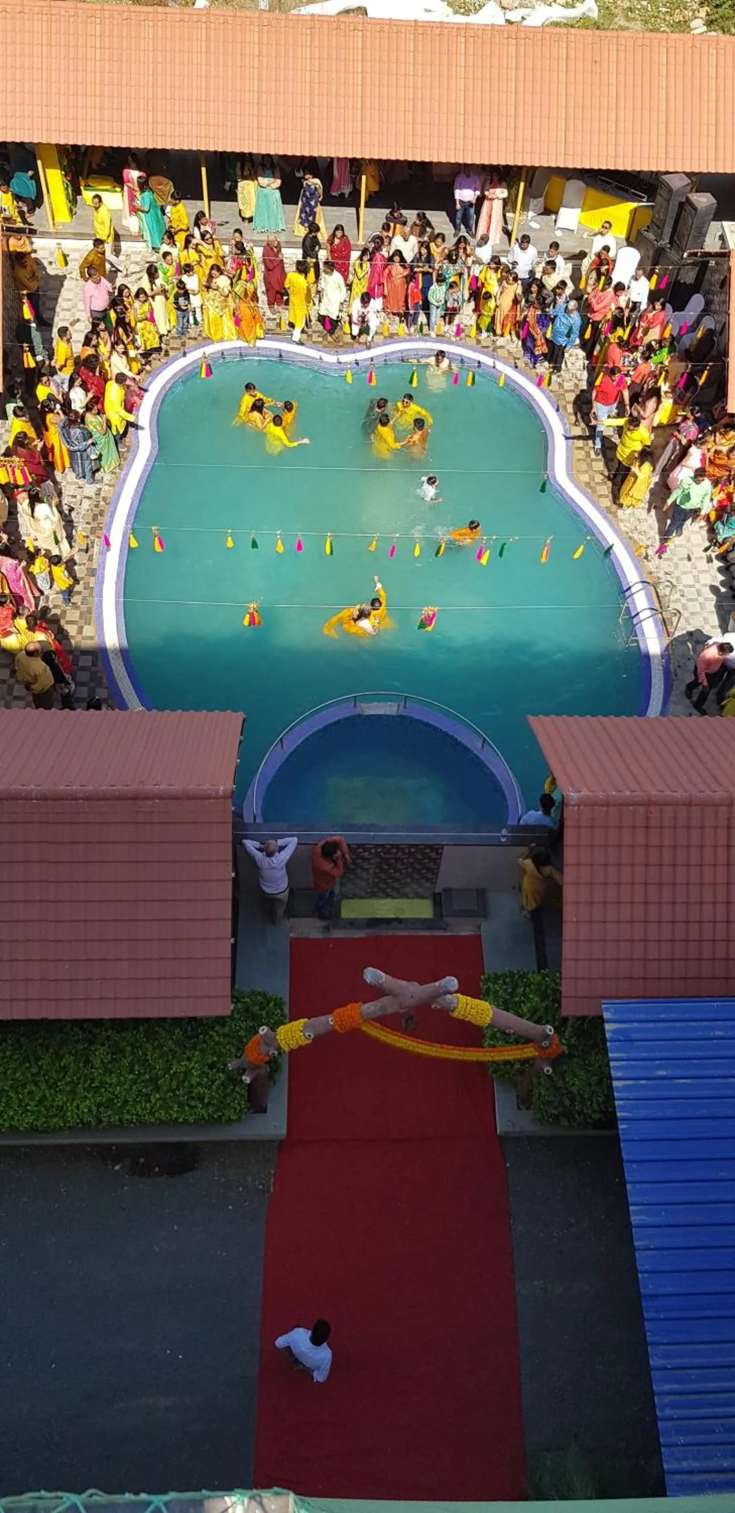 Bird's eye view in The Divine Resort Somnath