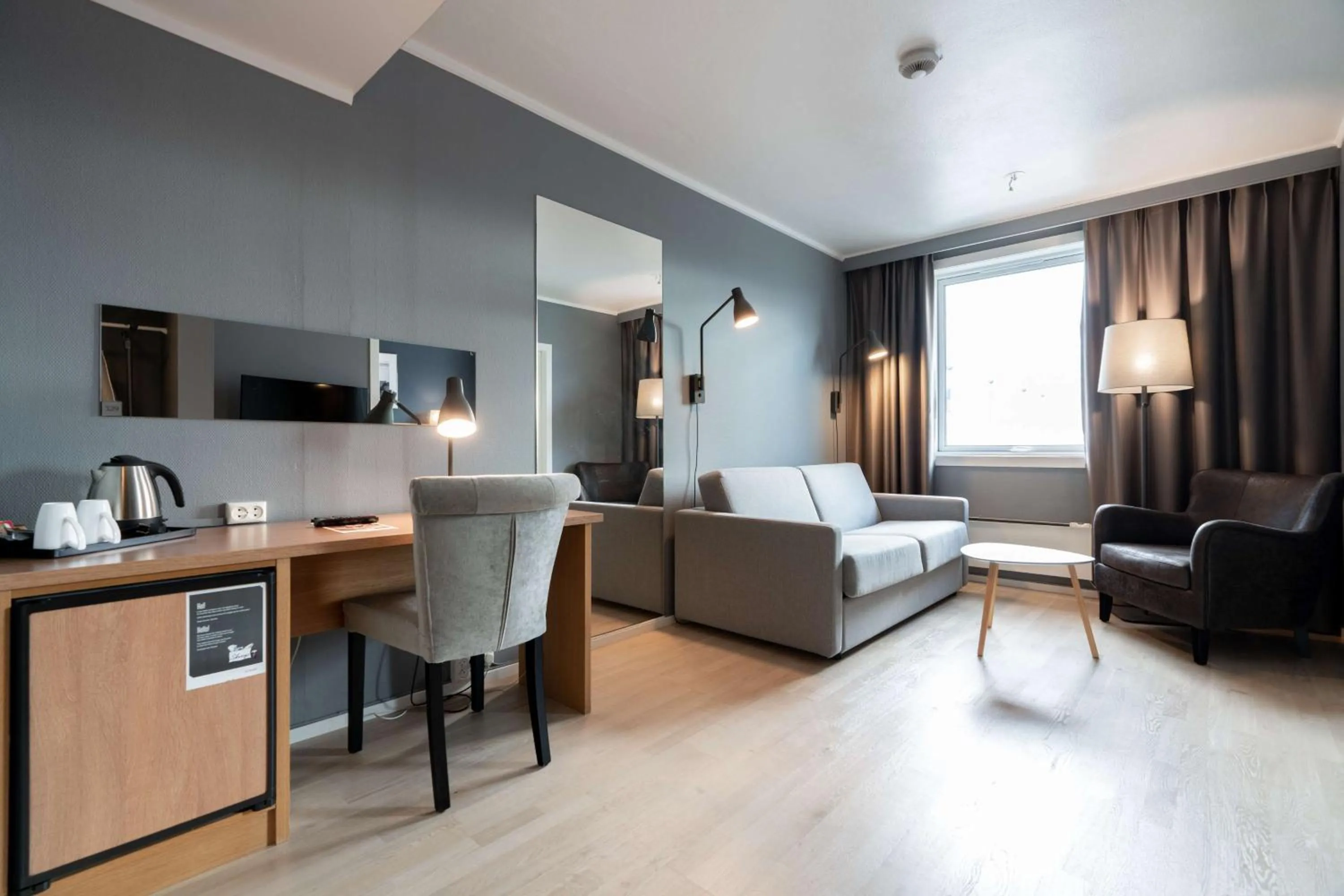 Bedroom, Bed in Scandic Vadsø