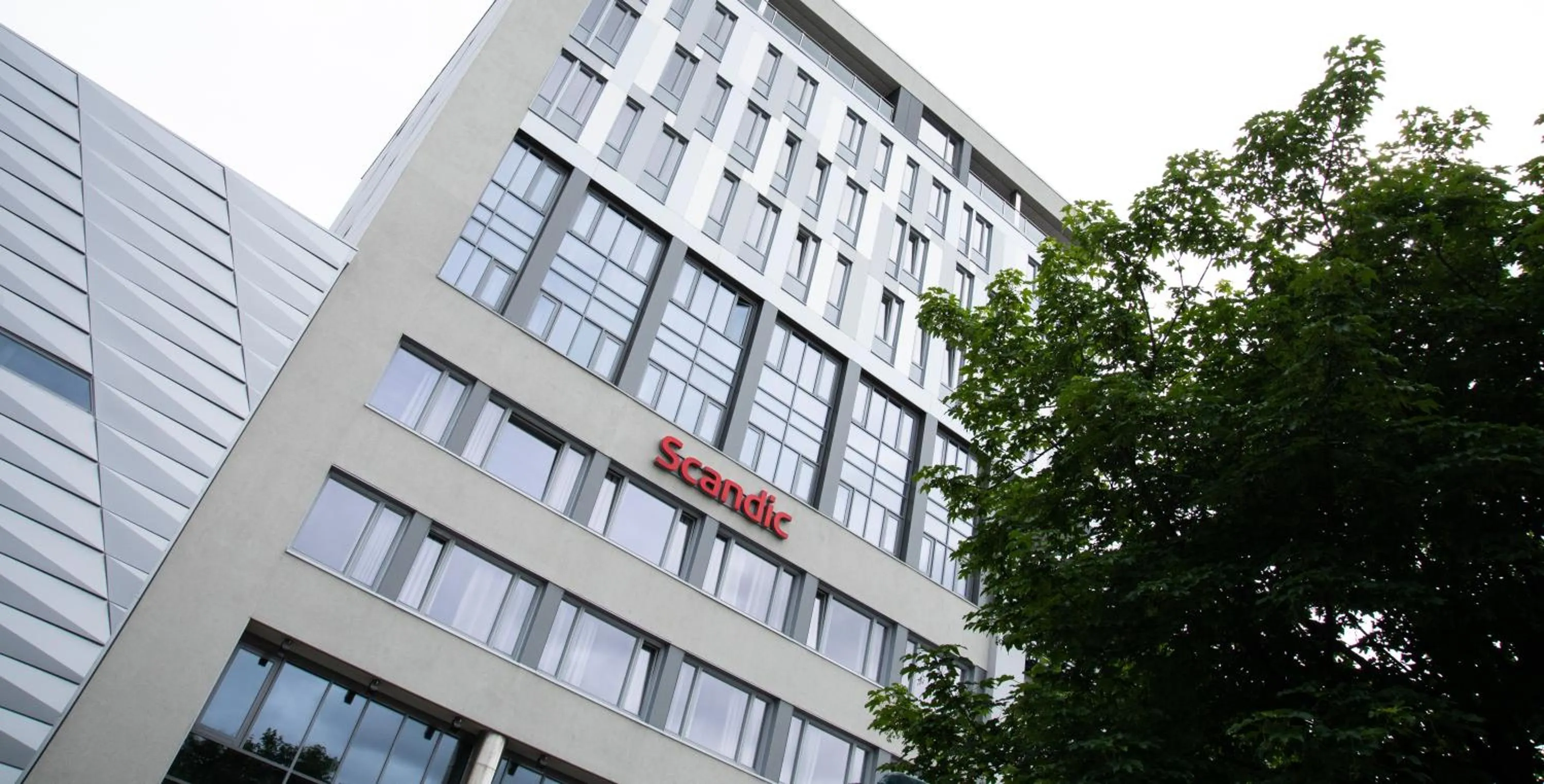 Facade/entrance in Scandic Syv Søstre