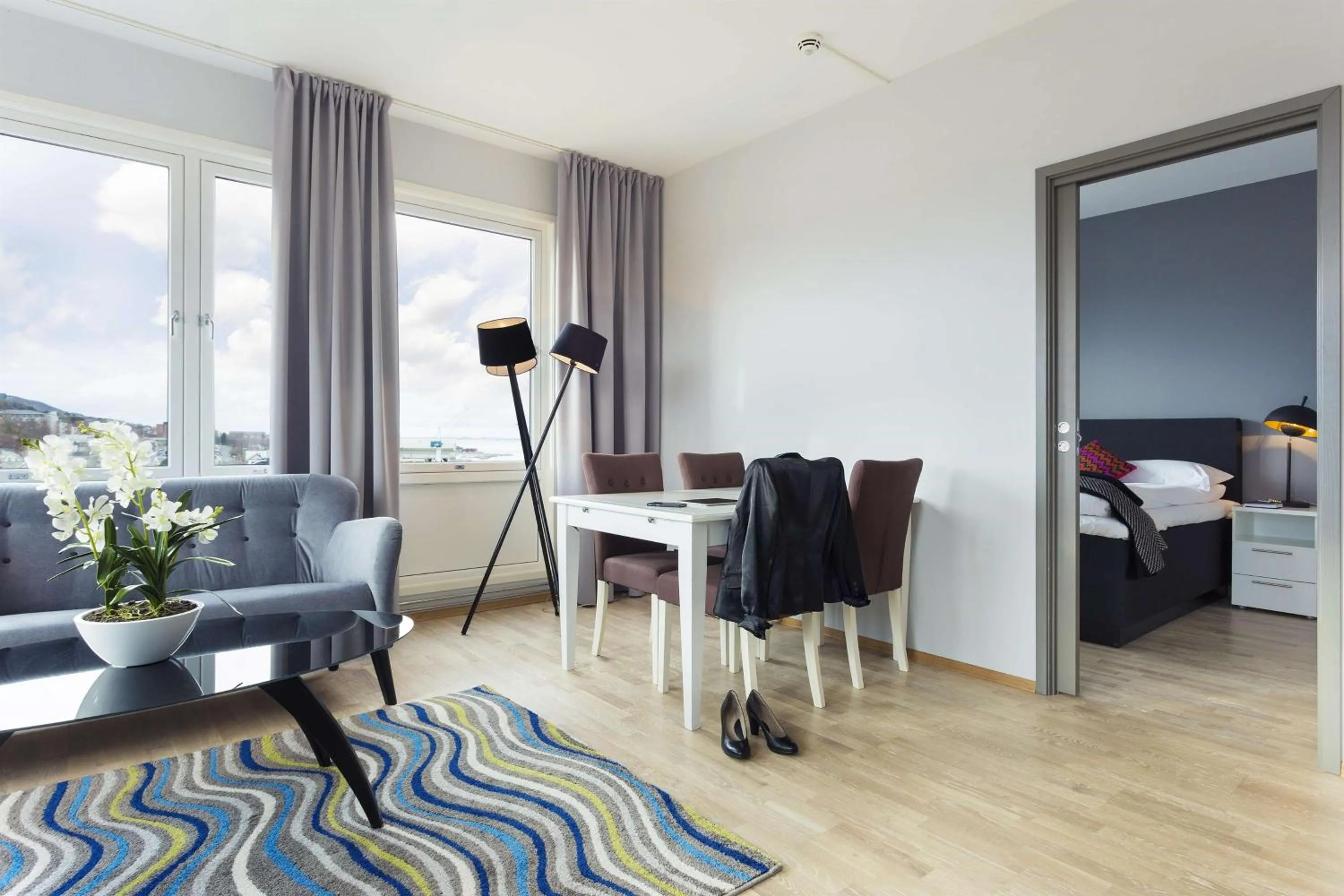 Bedroom in Scandic Syv Søstre