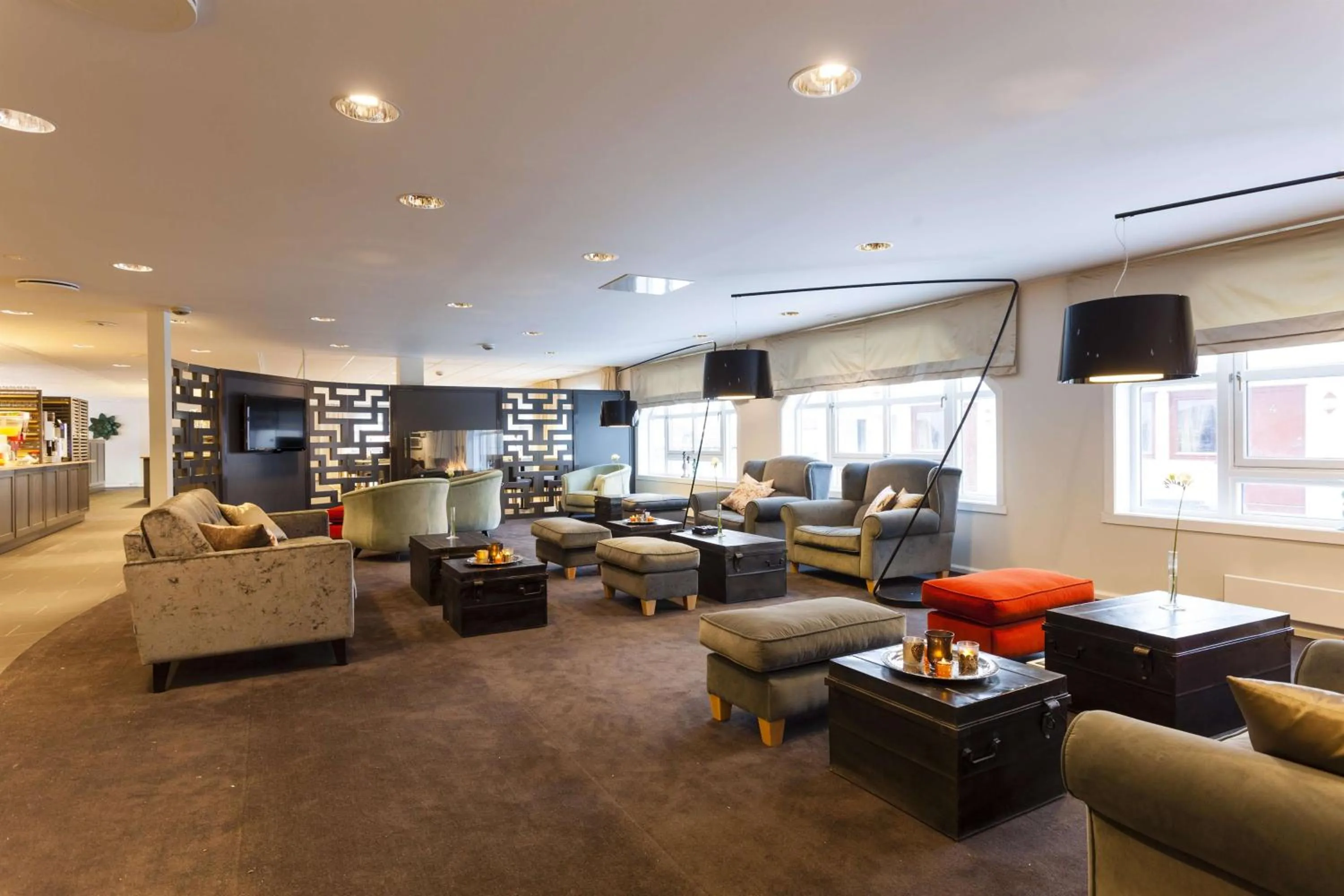 Lobby or reception in Scandic Bryggen