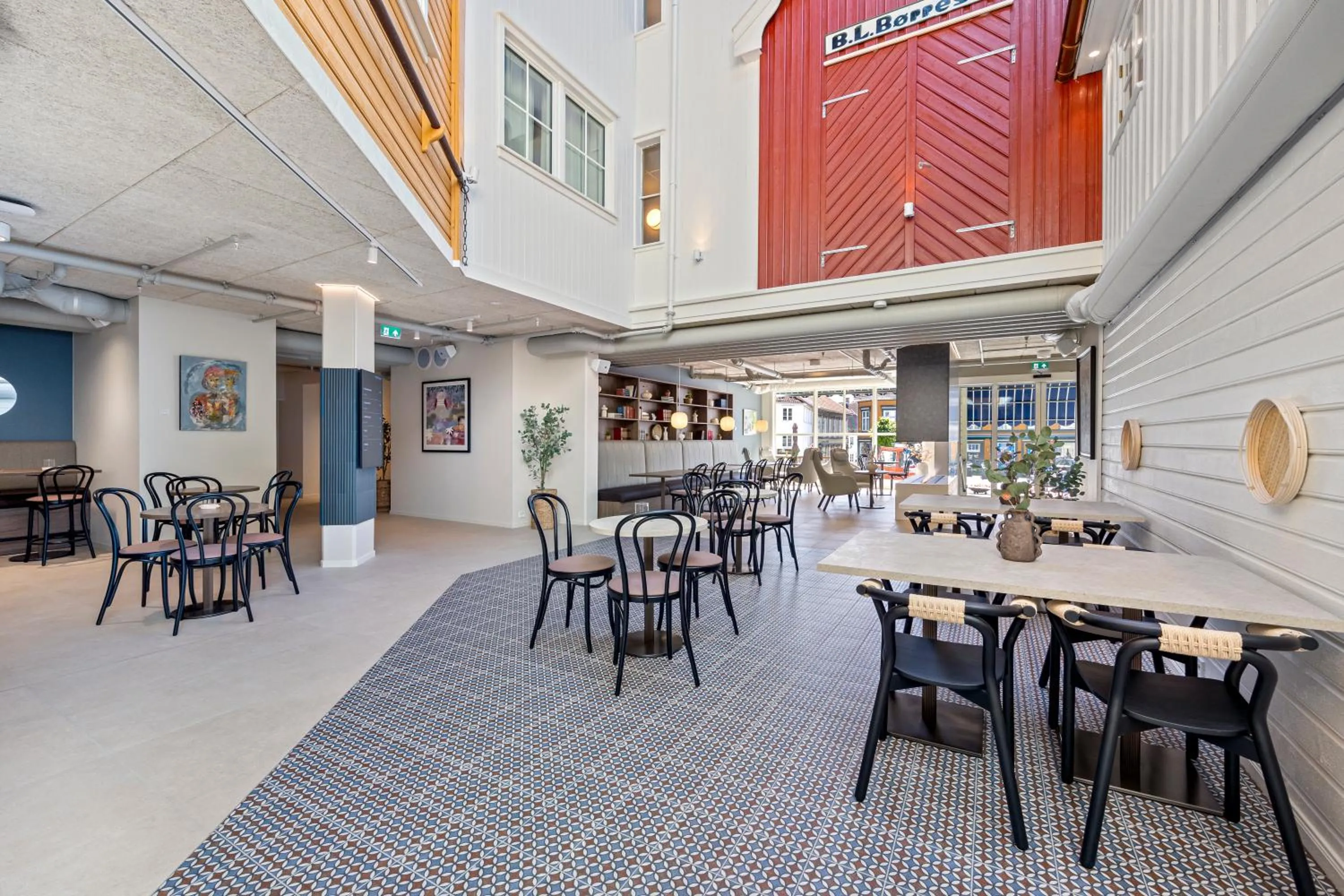 Lobby or reception in Scandic Grimstad