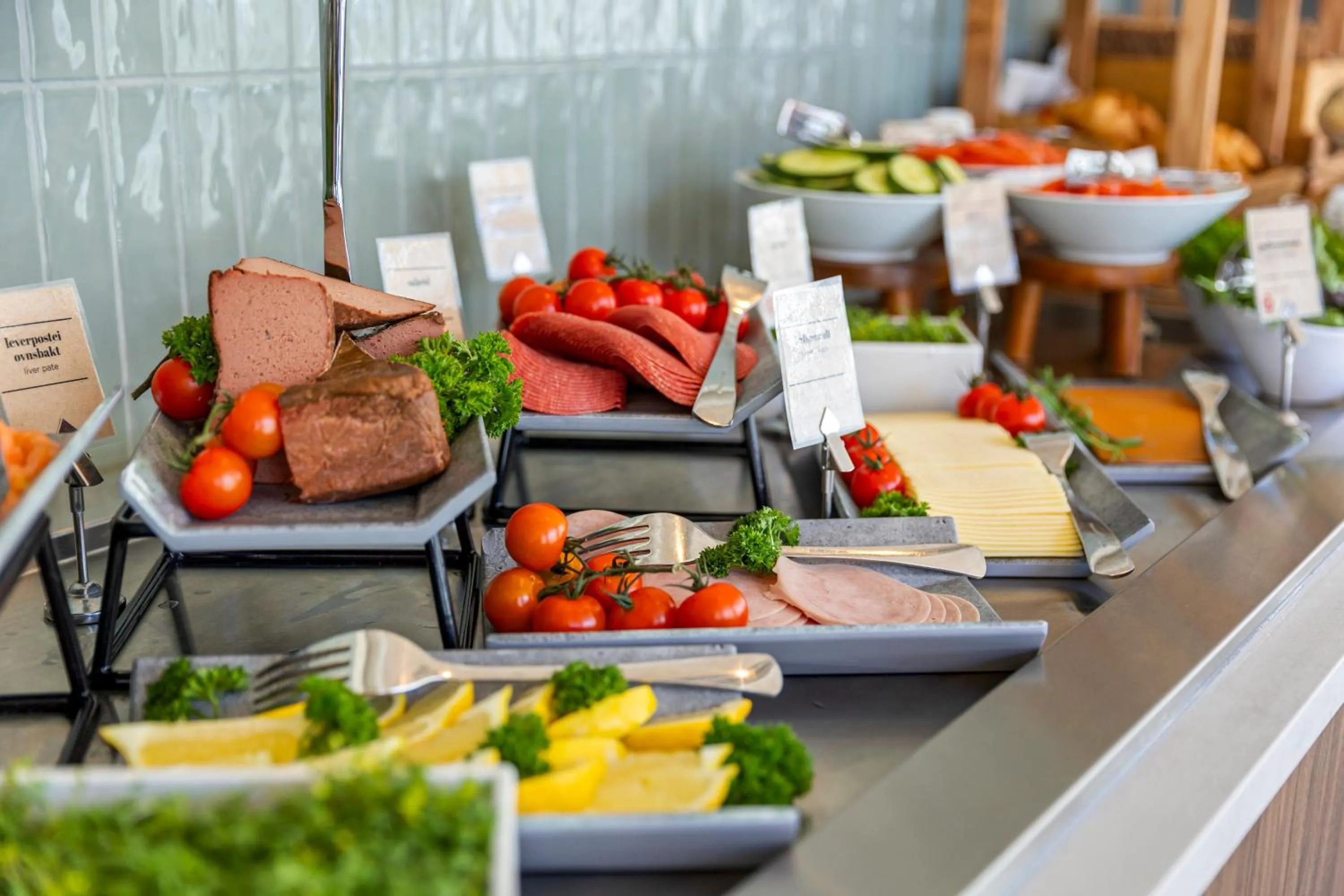 Buffet breakfast in Scandic Grimstad