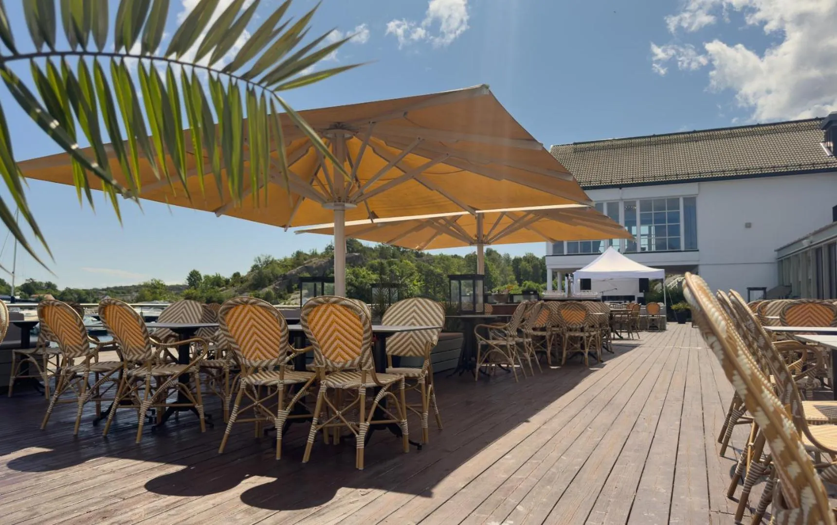 Patio in Havna Tjøme Hotel
