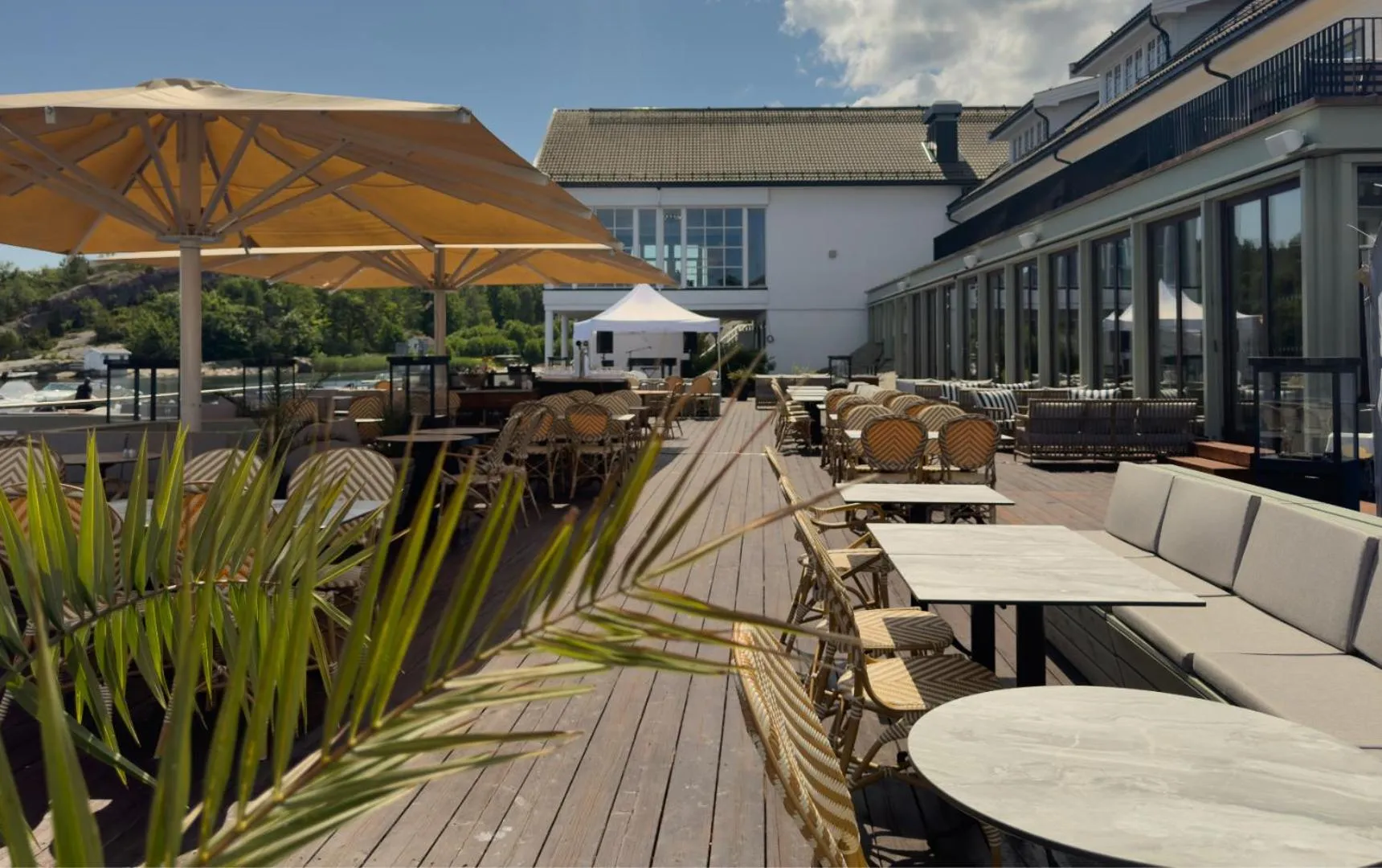 Patio in Havna Tjøme Hotel