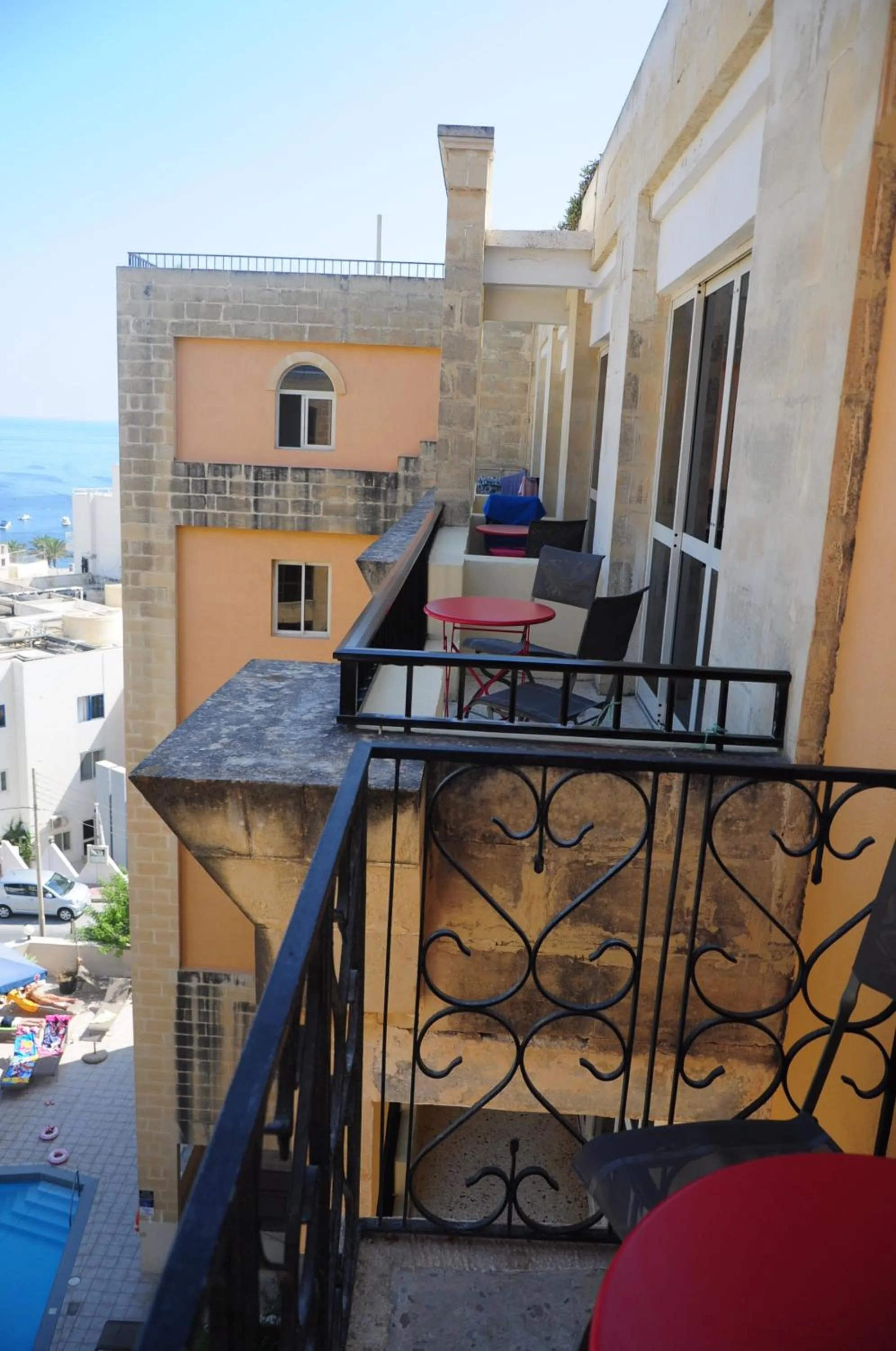 Balcony/Terrace in Il Palazzin Hotel
