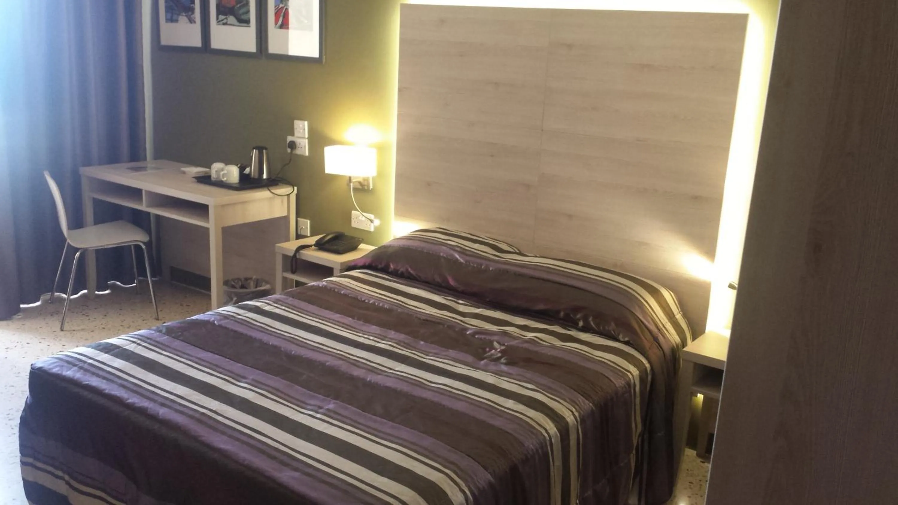 Bed in Il Palazzin Hotel