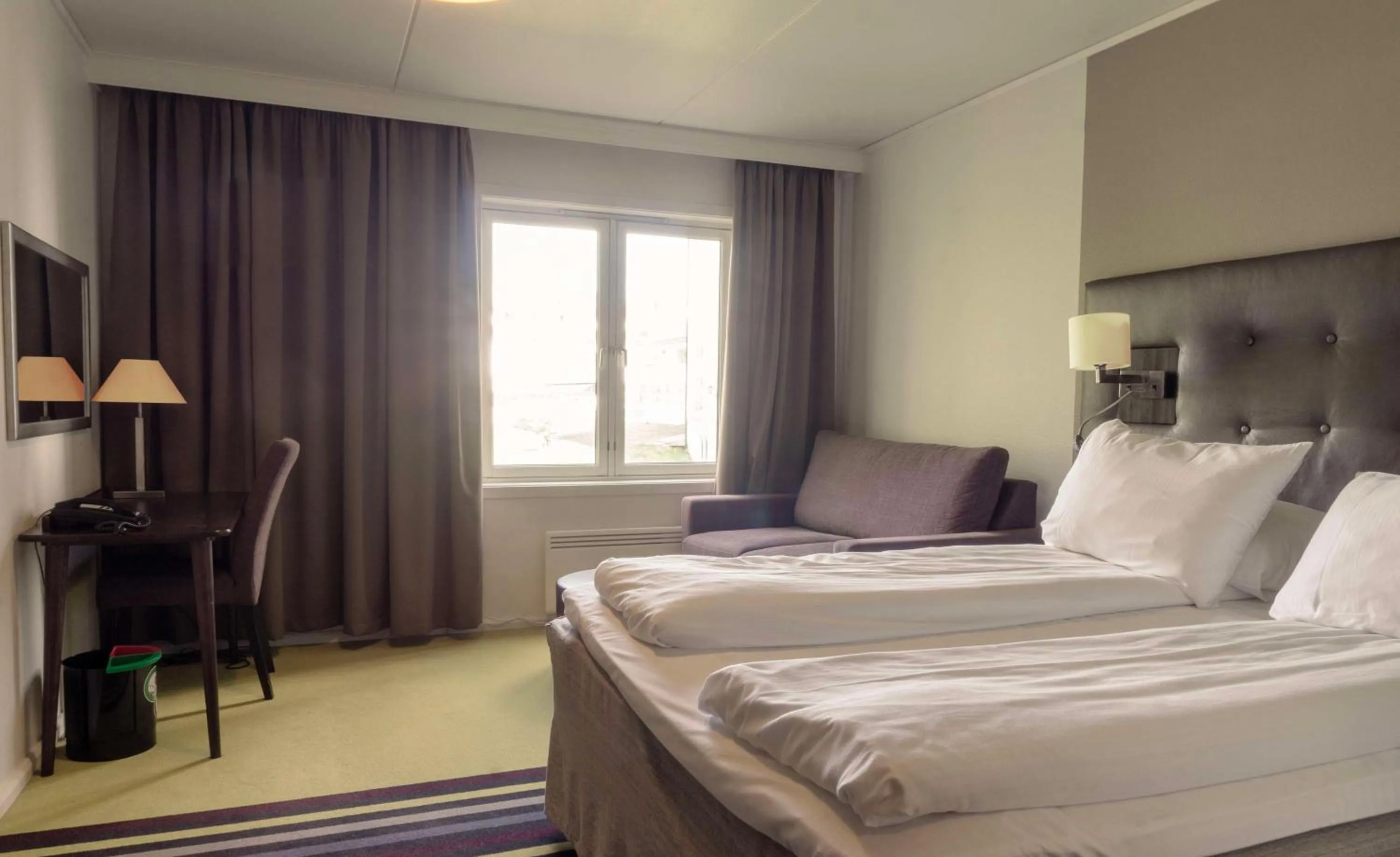 Bedroom, Bed in Scandic Lillehammer Hotel