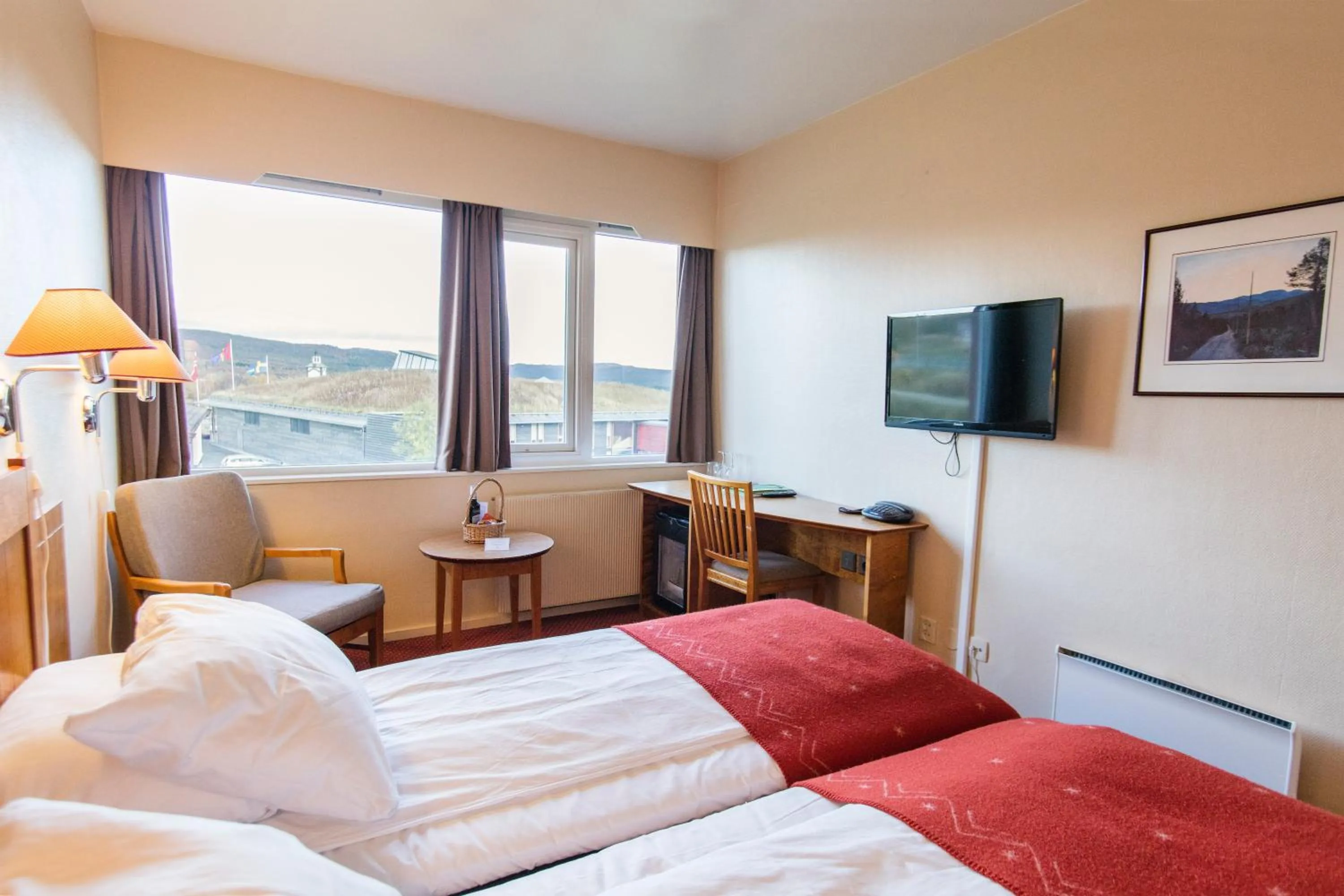 Bed in Røros Hotell - Bad & Velvære