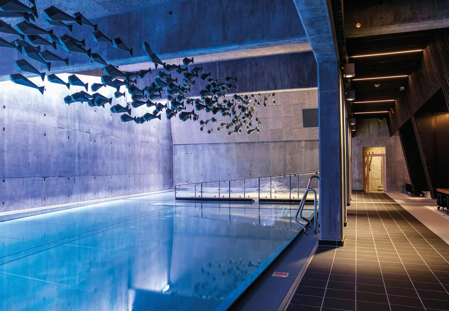 Swimming pool in Røros Hotell - Bad & Velvære