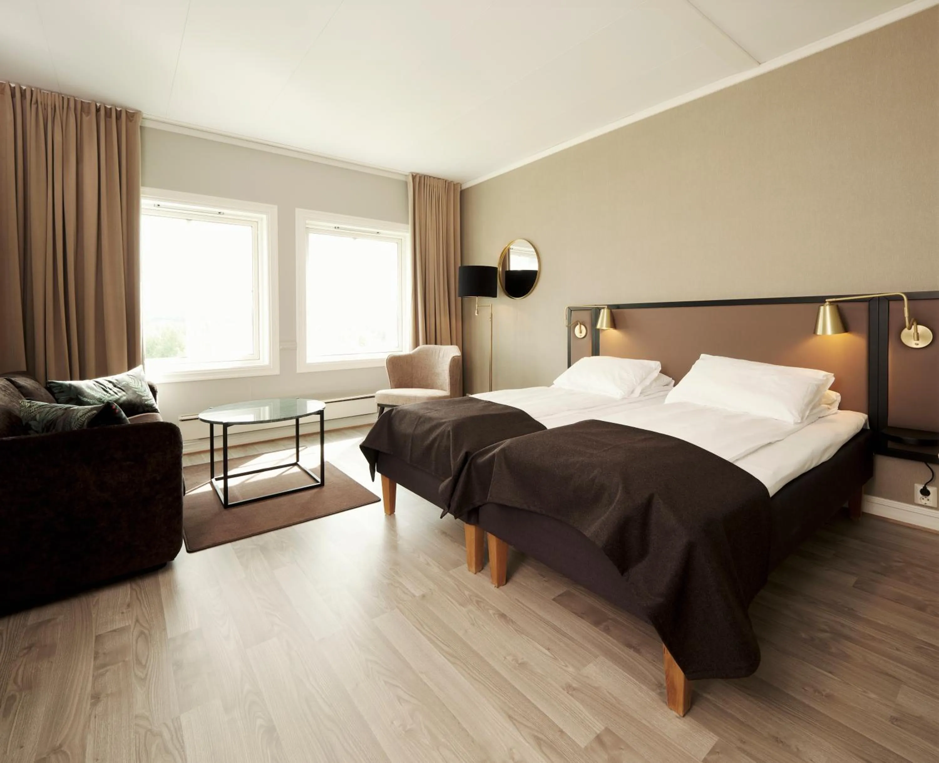 Bed in Røros Hotell - Bad & Velvære