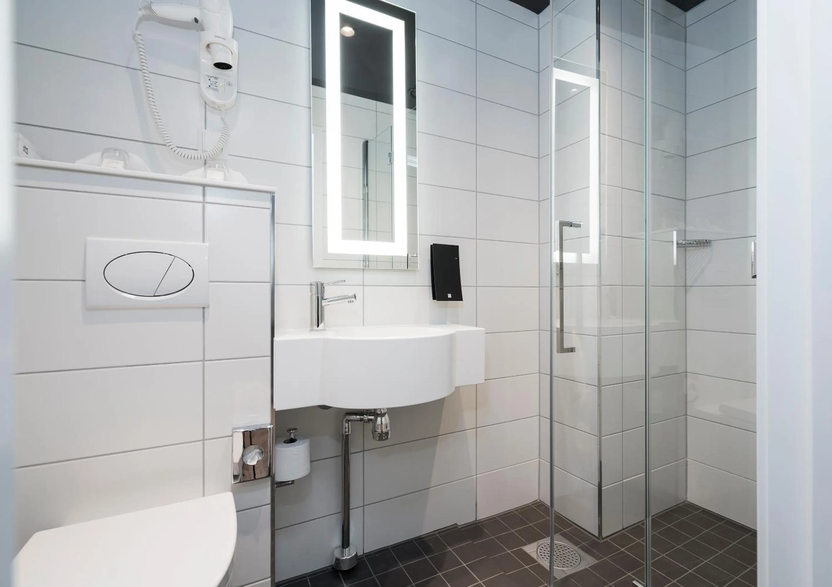 Shower in Thon Hotel Spectrum