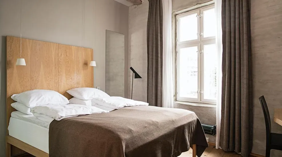 Bed in Hotel Brosundet