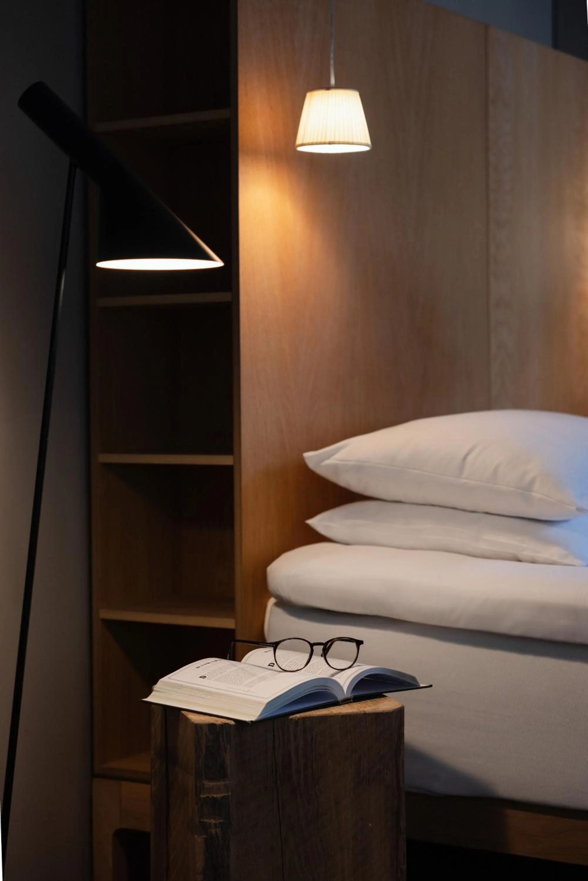 Bed in Hotel Brosundet