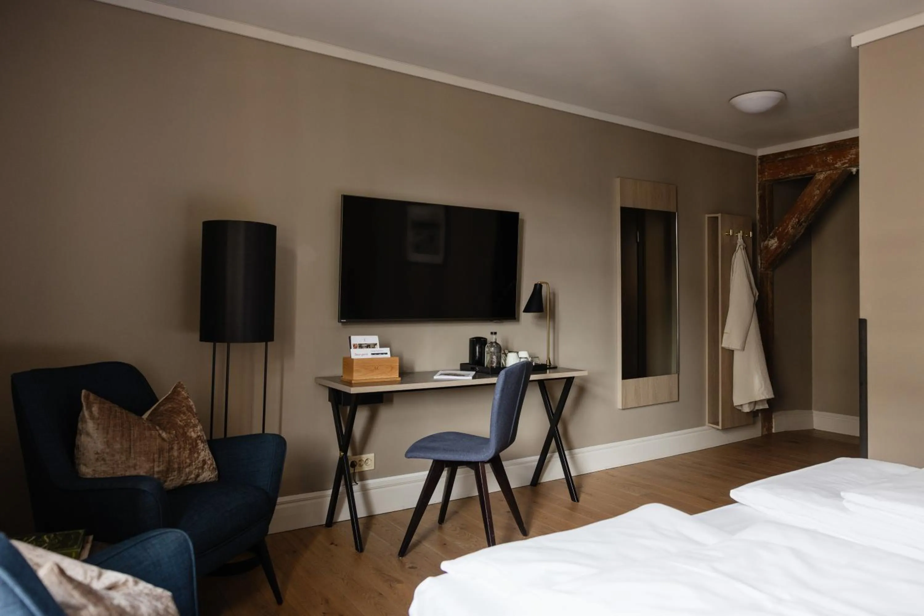 Bed in Hotel Brosundet