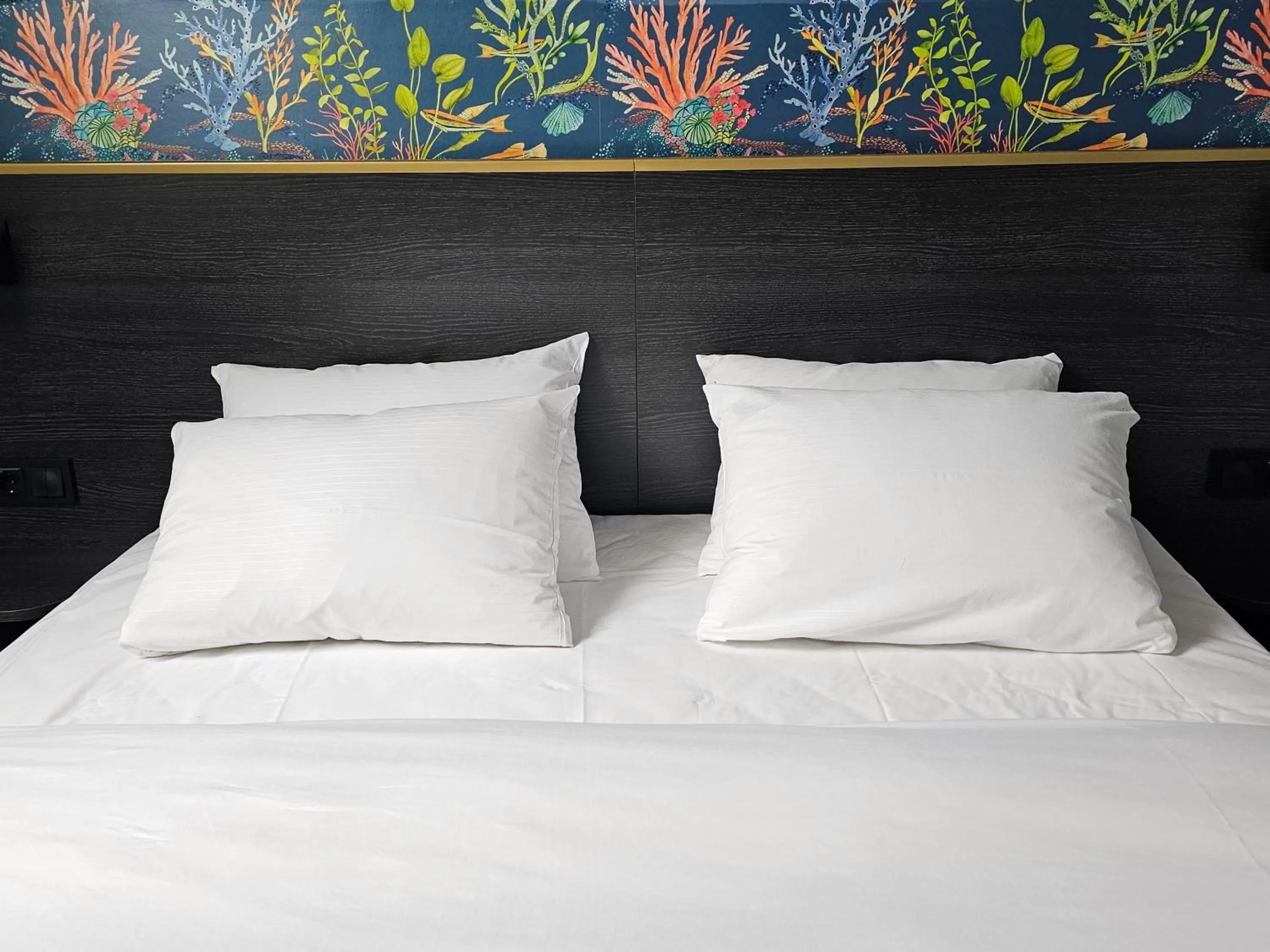 Bed in Thon Hotel Lofoten