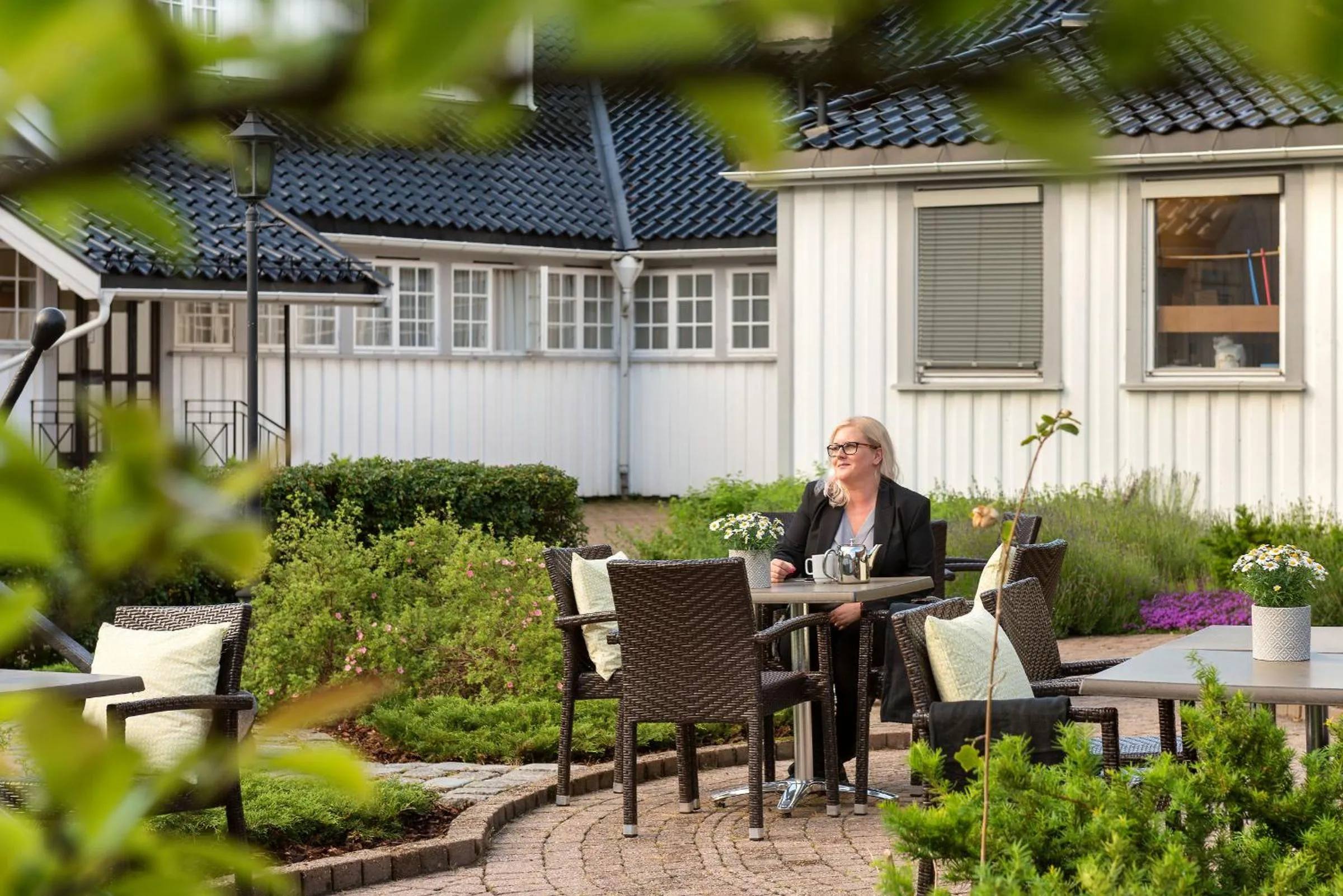 Garden in Hotell Vic Porsgrunn