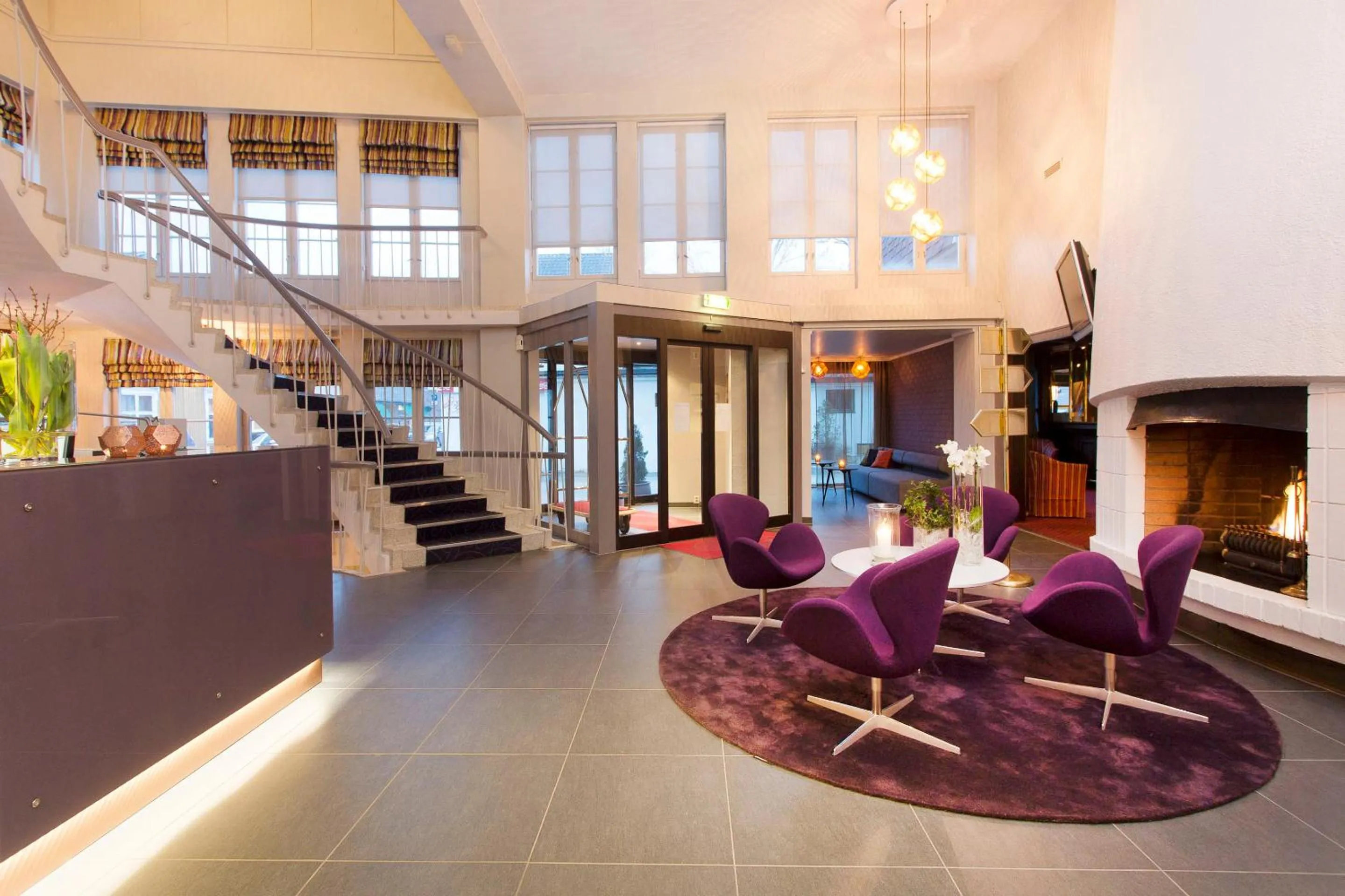 Lobby or reception in Hotell Vic Porsgrunn