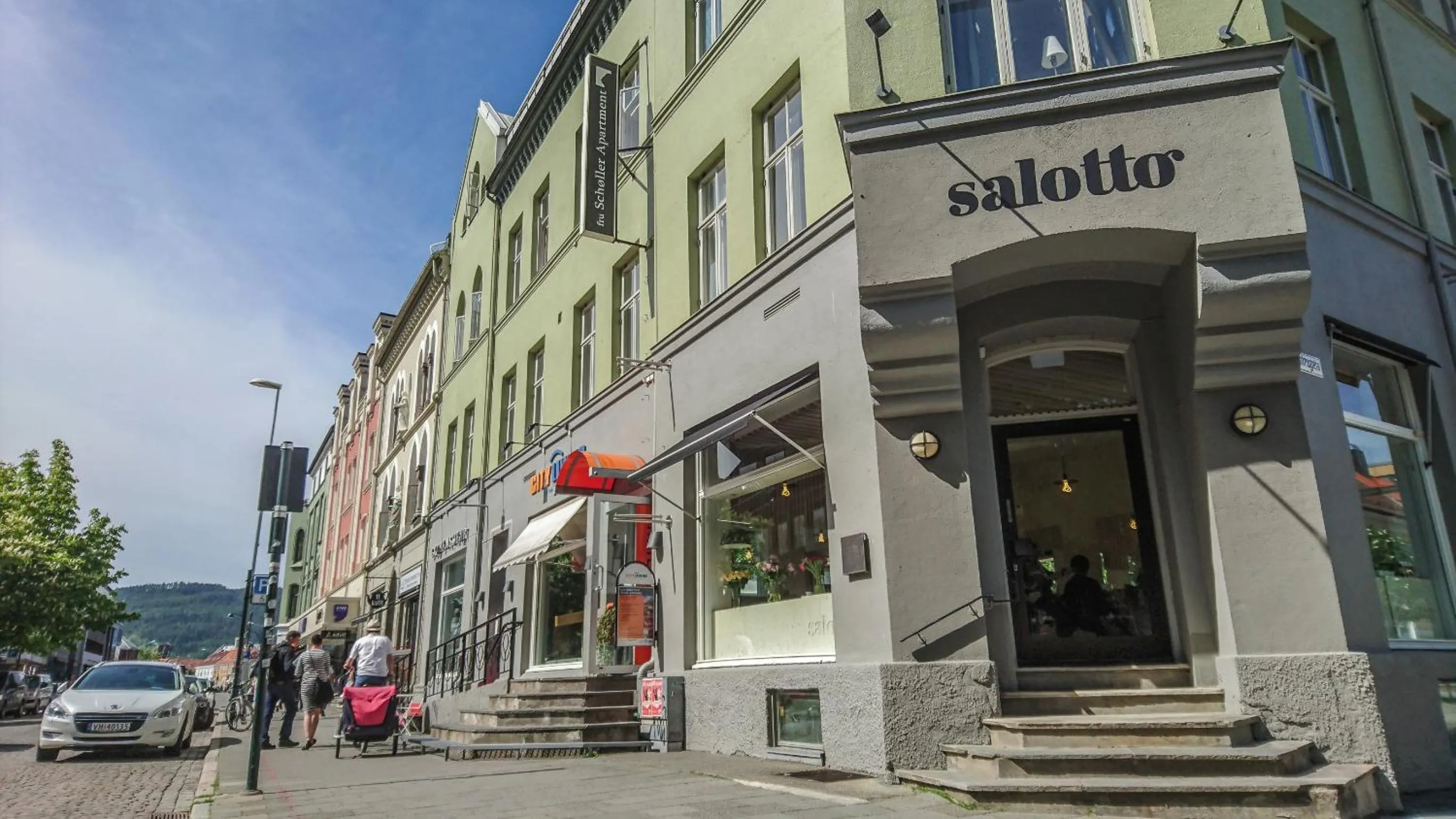 Facade/entrance in City Living Schøller Hotel