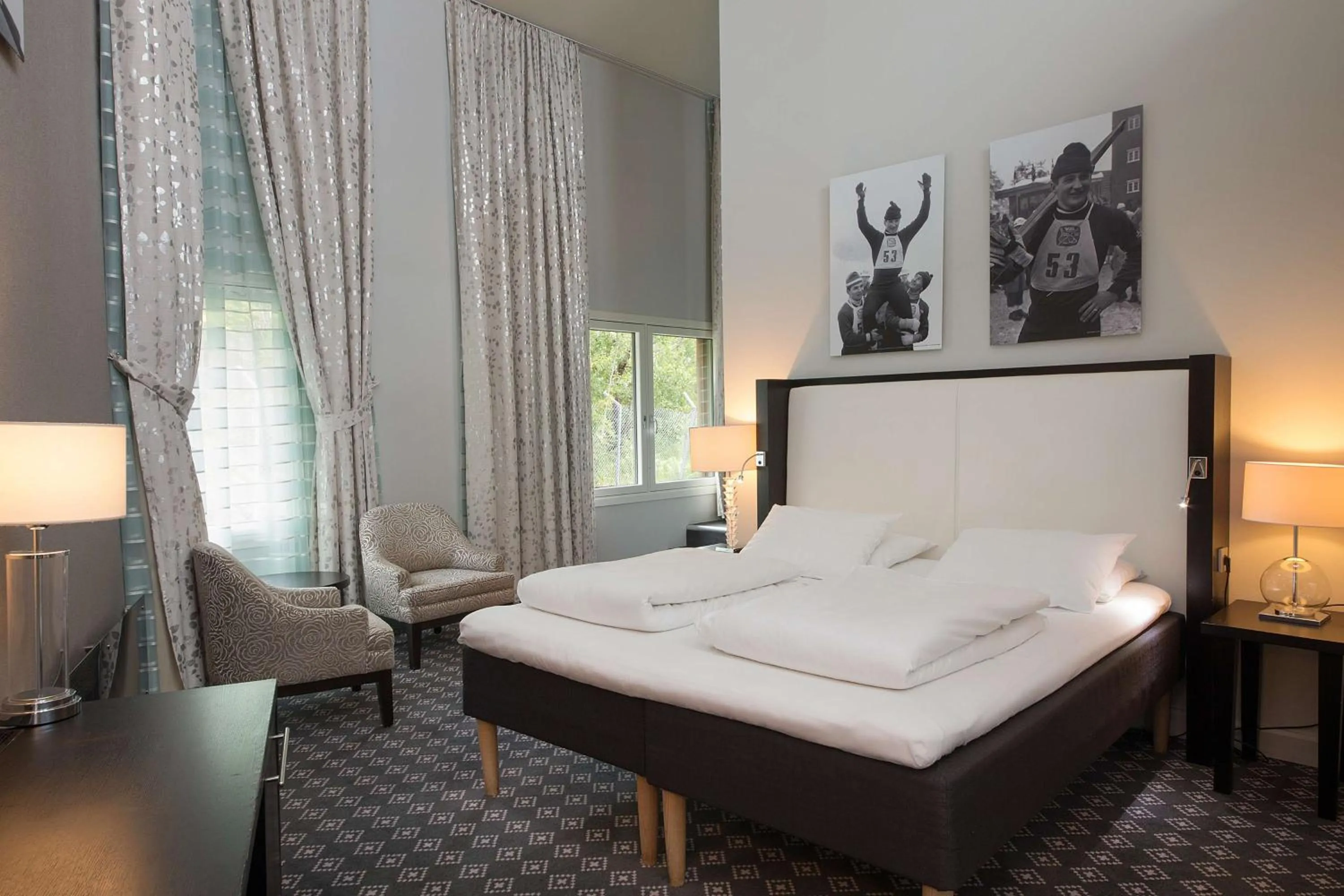 Photo of the whole room, Bed in Scandic Holmenkollen Park