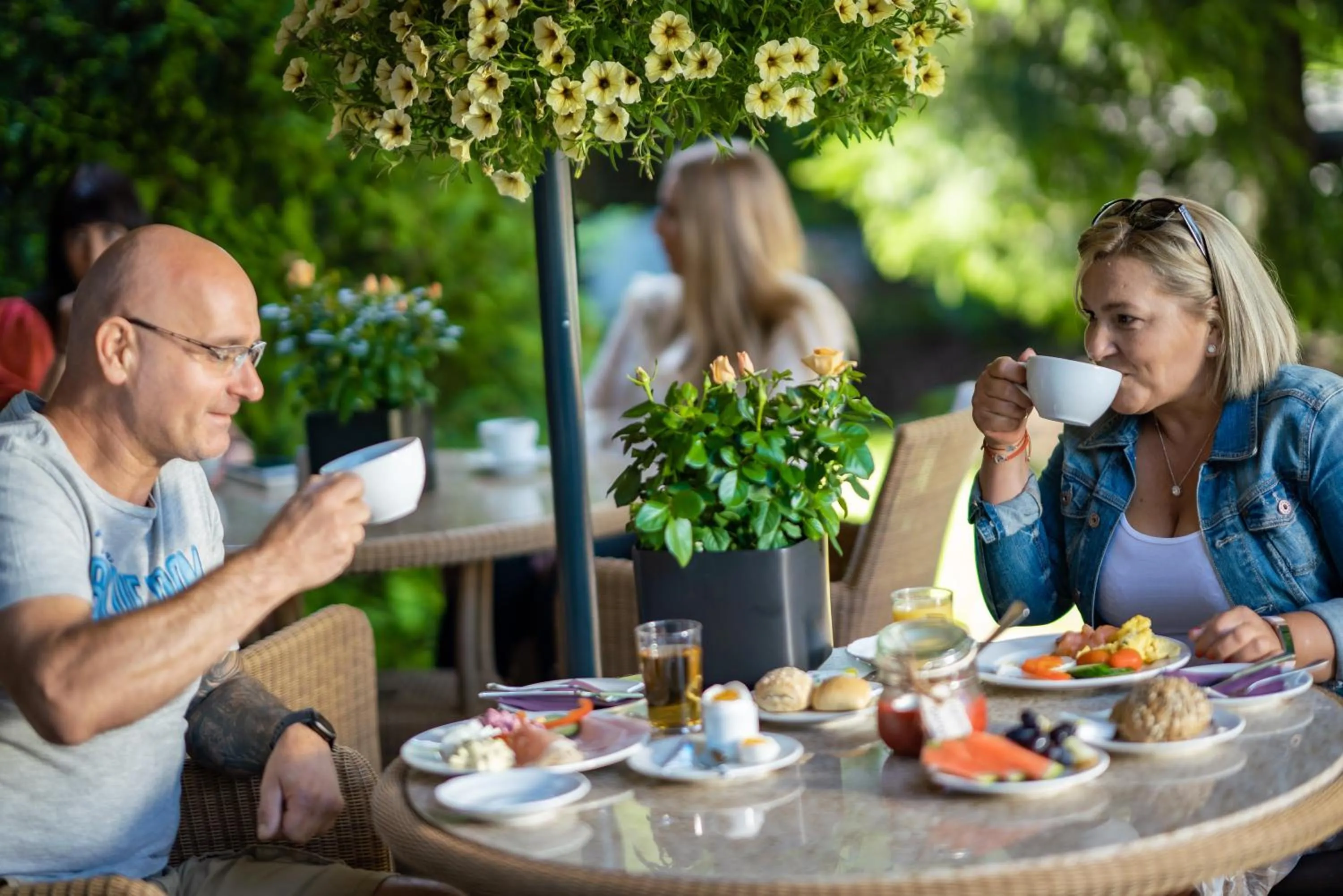 Garden in Lampeland Hotel