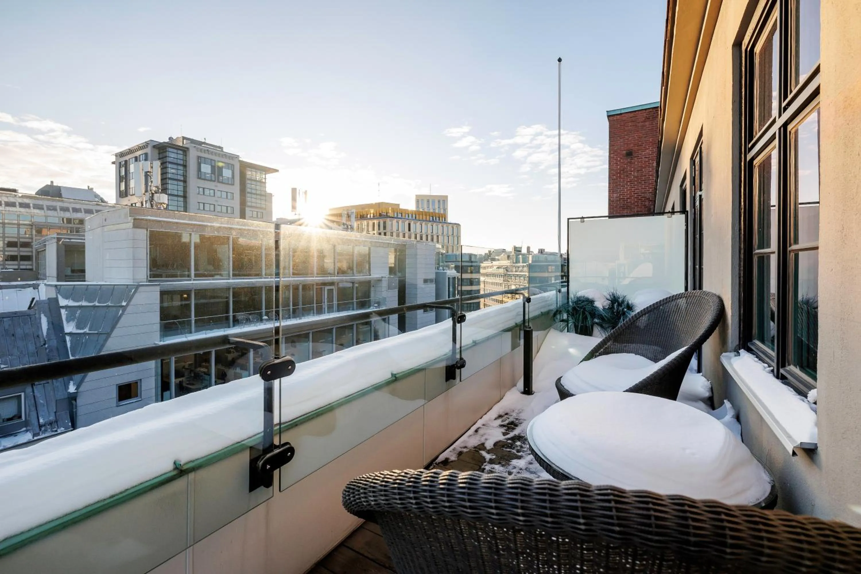 Balcony/Terrace in Home Hotel Folketeateret