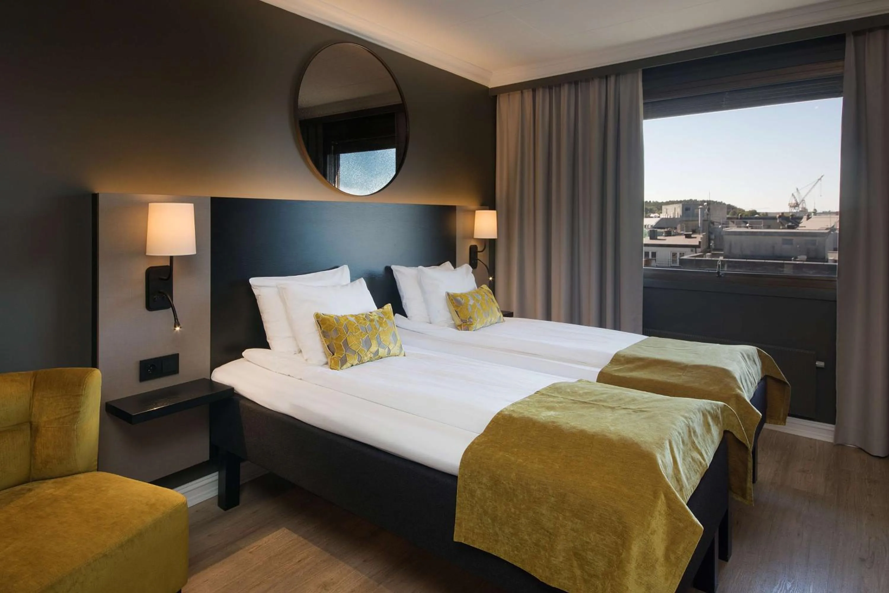 Bedroom, Bed in Scandic City