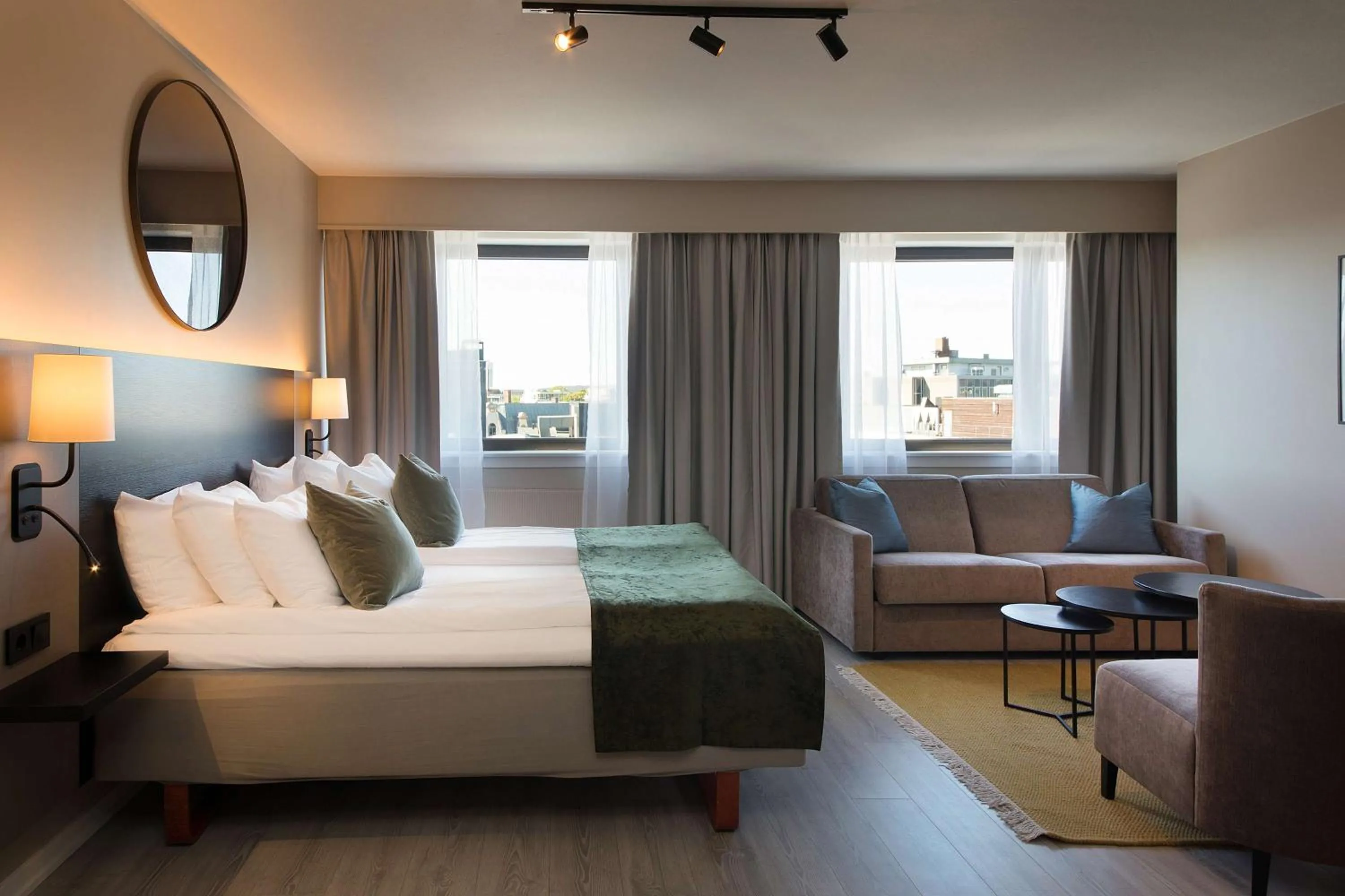 Bedroom, Bed in Scandic City