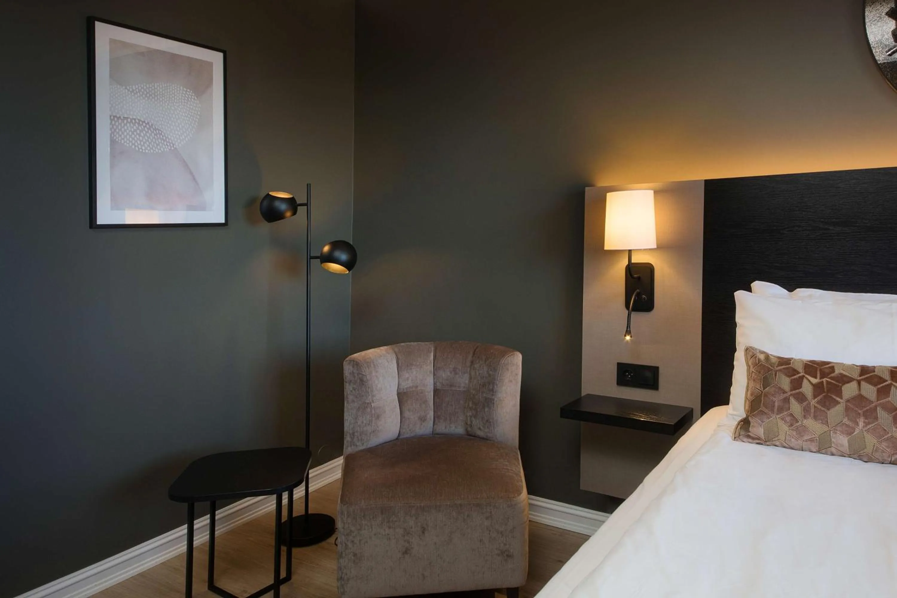 Bedroom, Bed in Scandic City