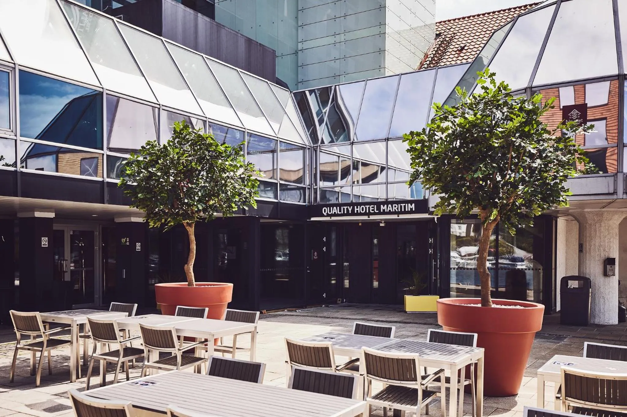 Facade/entrance in Quality Hotel Maritim