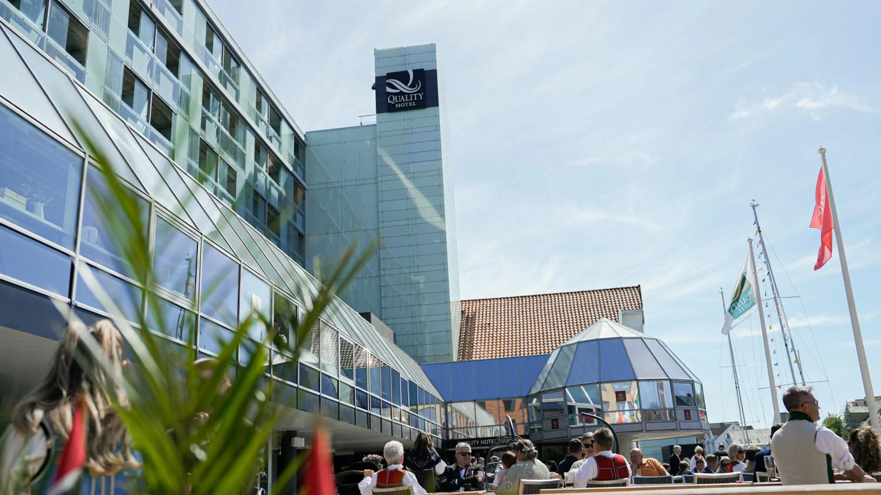 Facade/entrance in Quality Hotel Maritim