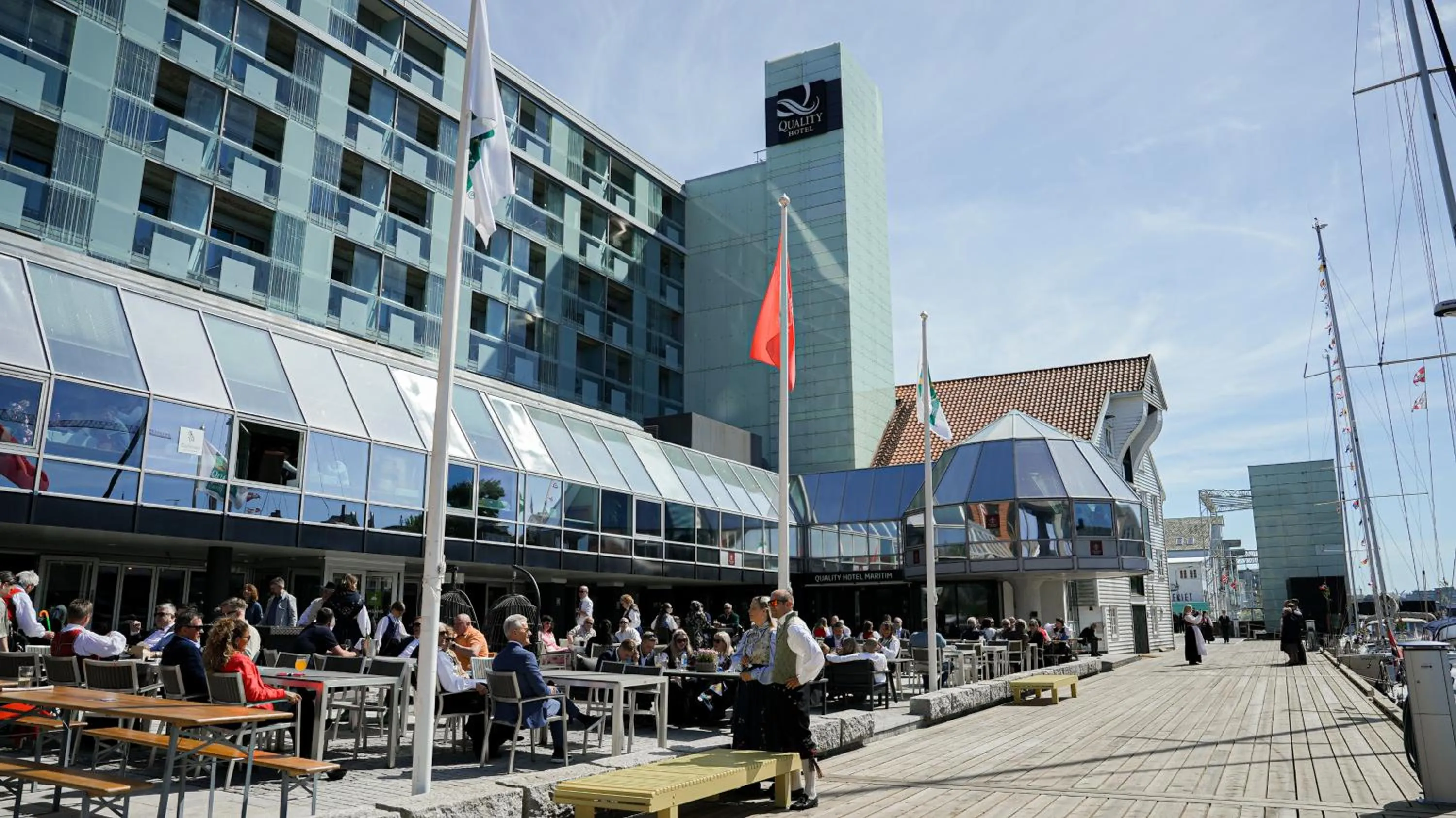 Facade/entrance in Quality Hotel Maritim