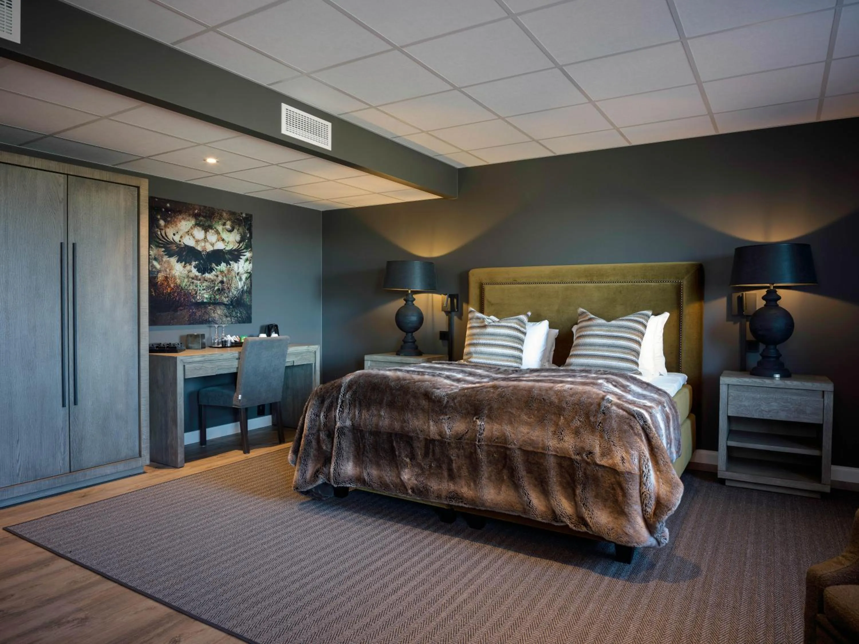 Bed in Quality Hotel Grand Royal