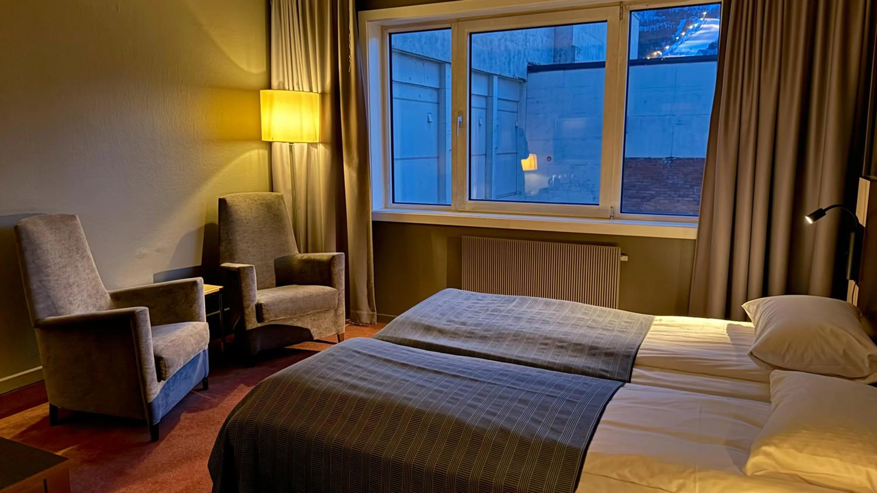 Bed in Quality Hotel Grand Royal