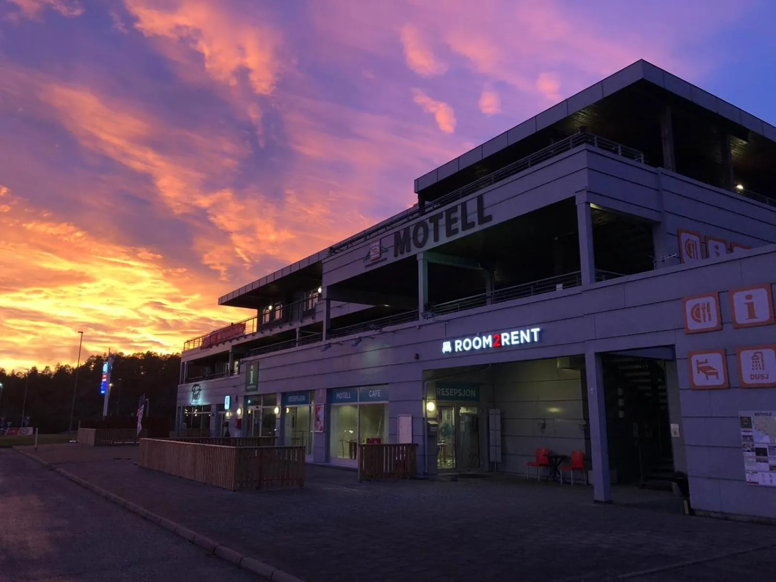 Property building in Motell Svinesundparken