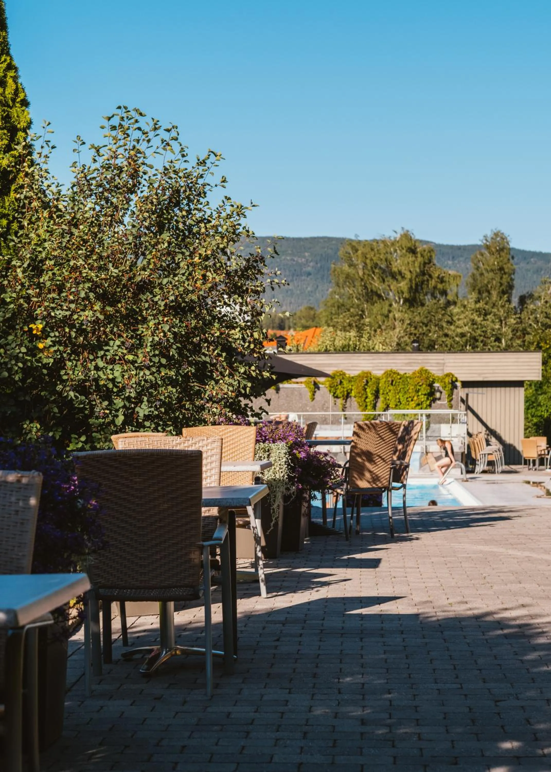 Garden in Bø Hotel