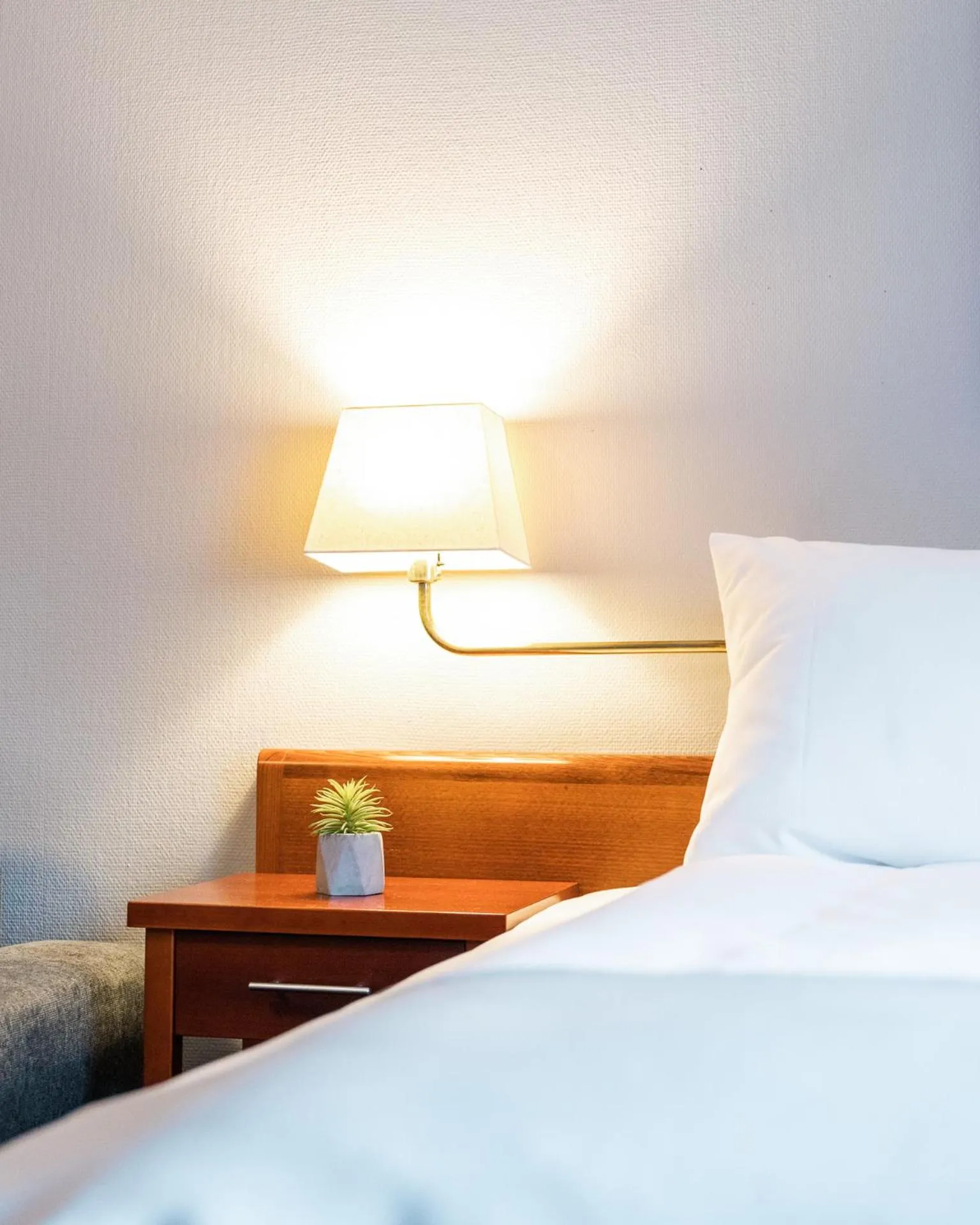 Bed in Frøken Skjolds Hotel Lyngengården