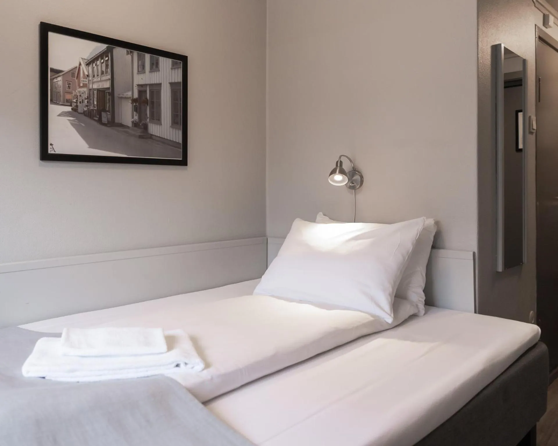 Bed in Frøken Skjolds Hotel Lyngengården