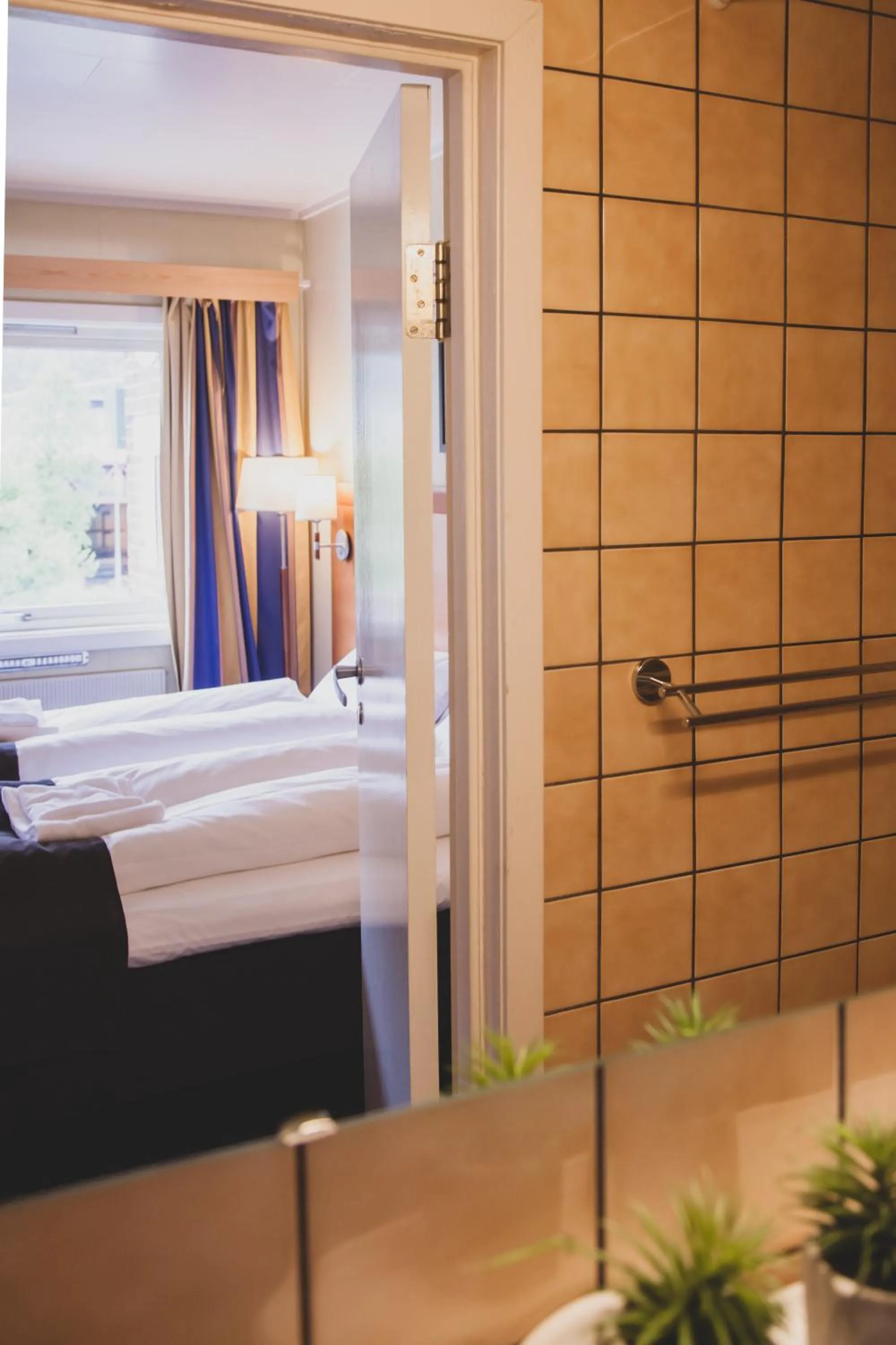 Bed in Frøken Skjolds Hotel Lyngengården