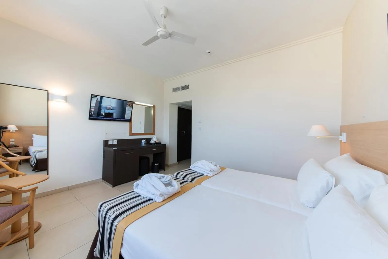 Bed in The Preluna Hotel