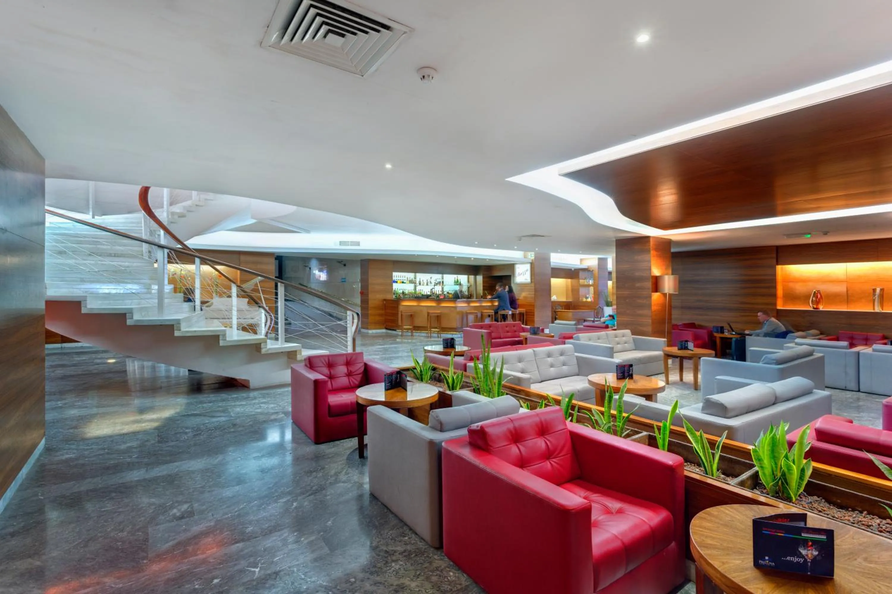 Lobby or reception in The Preluna Hotel