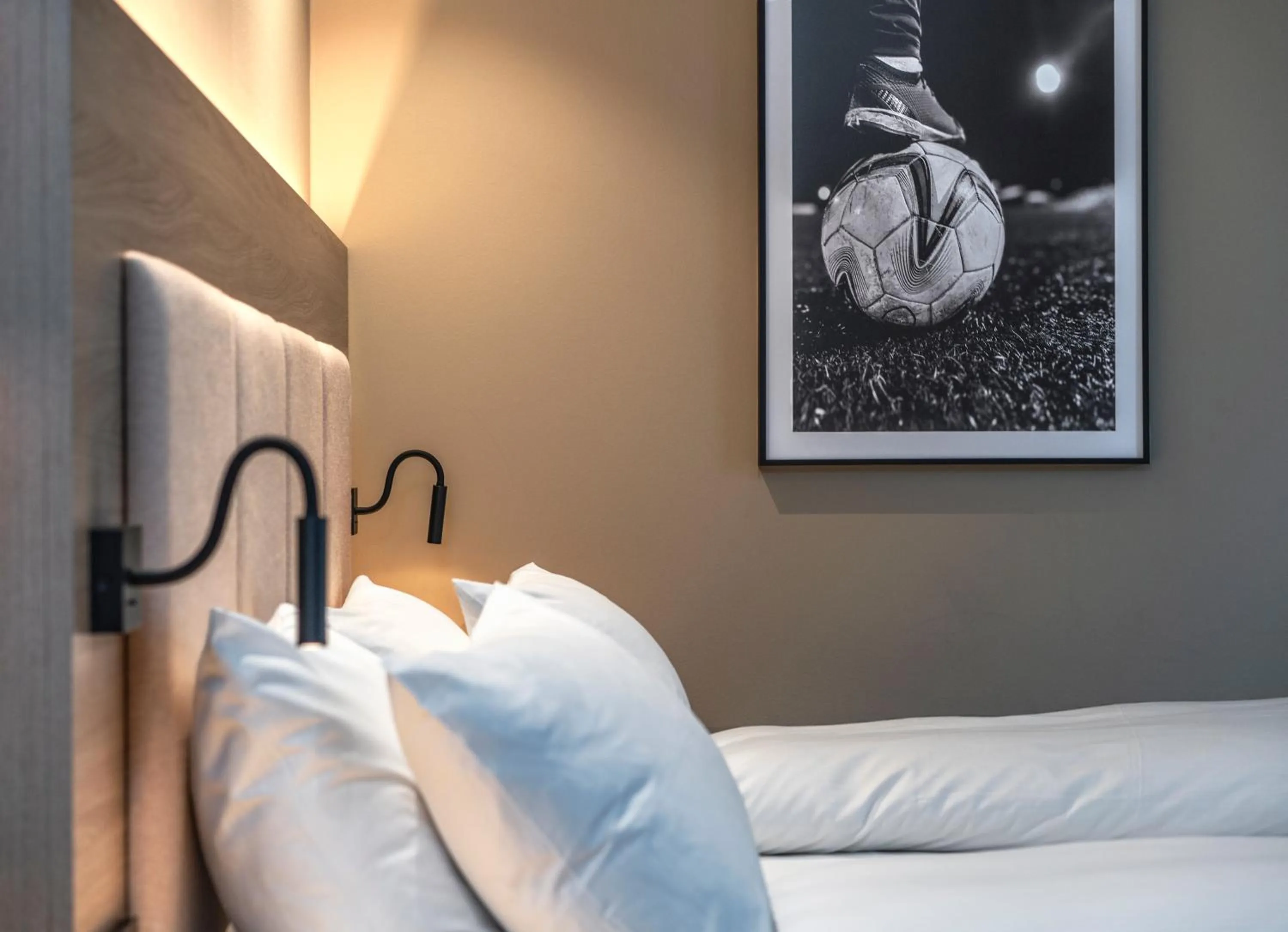 Bed in Thon Partner Hotel Ullevaal Stadion