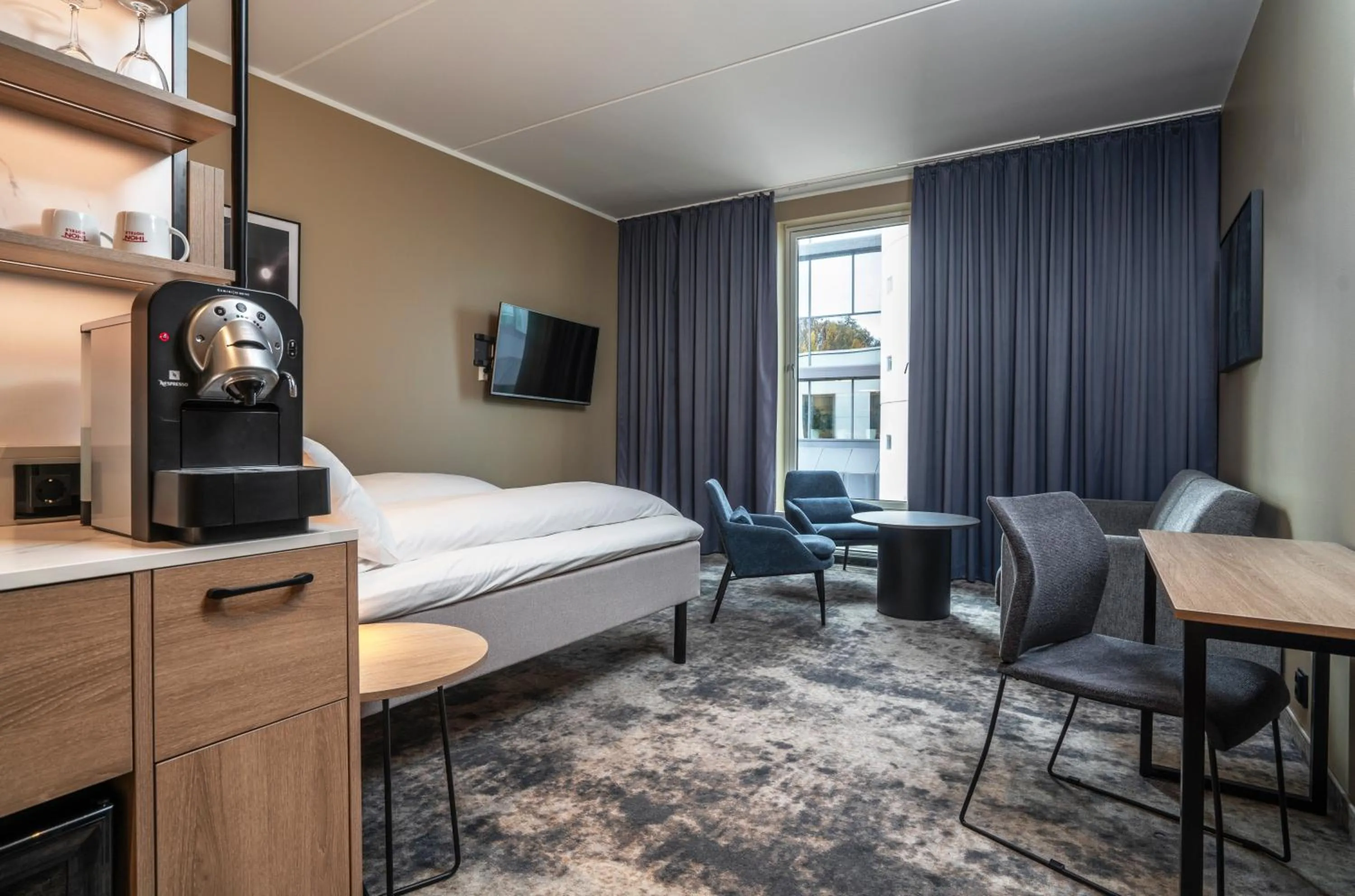 Bed in Thon Partner Hotel Ullevaal Stadion