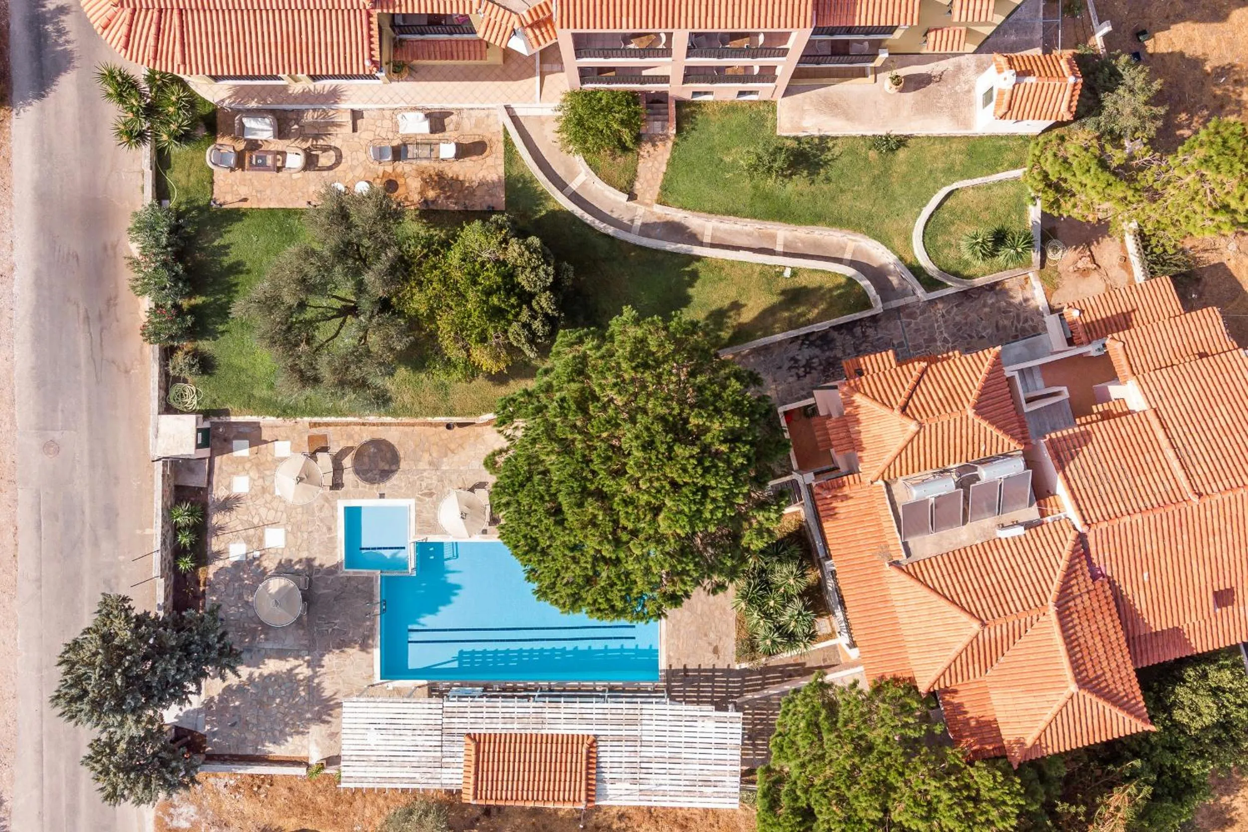 Bird's eye view in Hotel Ledra