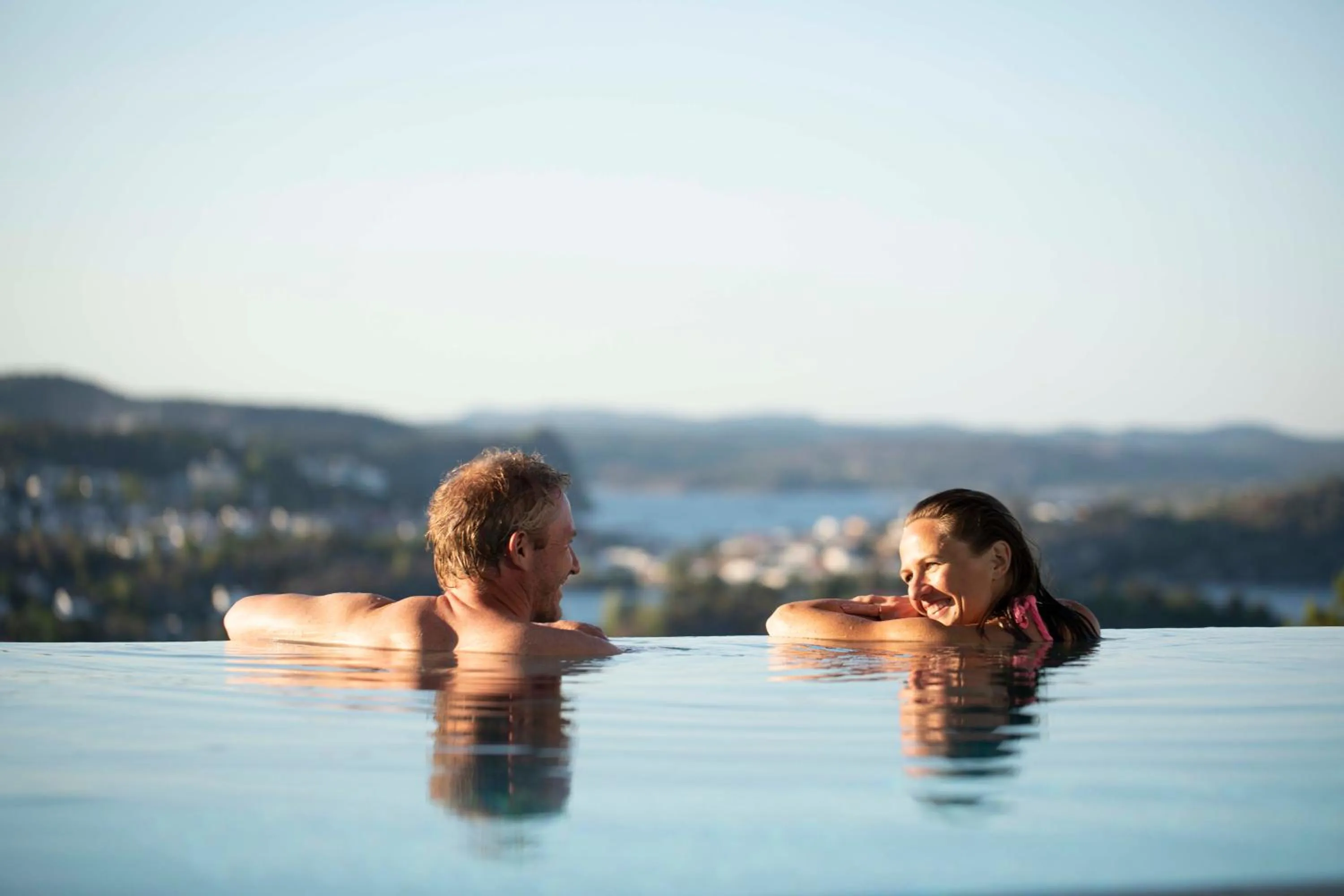 Pool view in Kragerø Resort