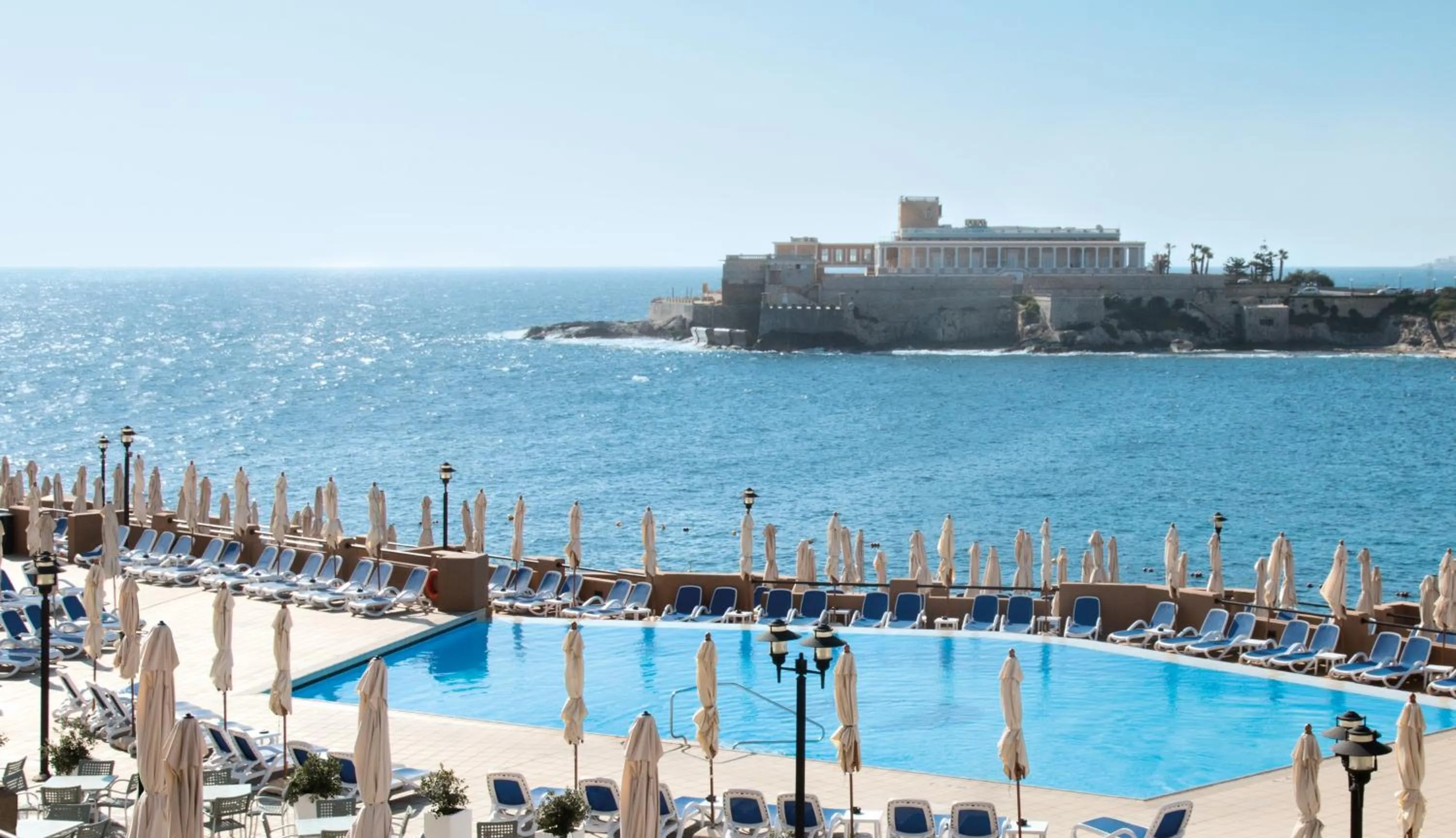 Sea view in Marina Hotel Corinthia Beach Resort Malta