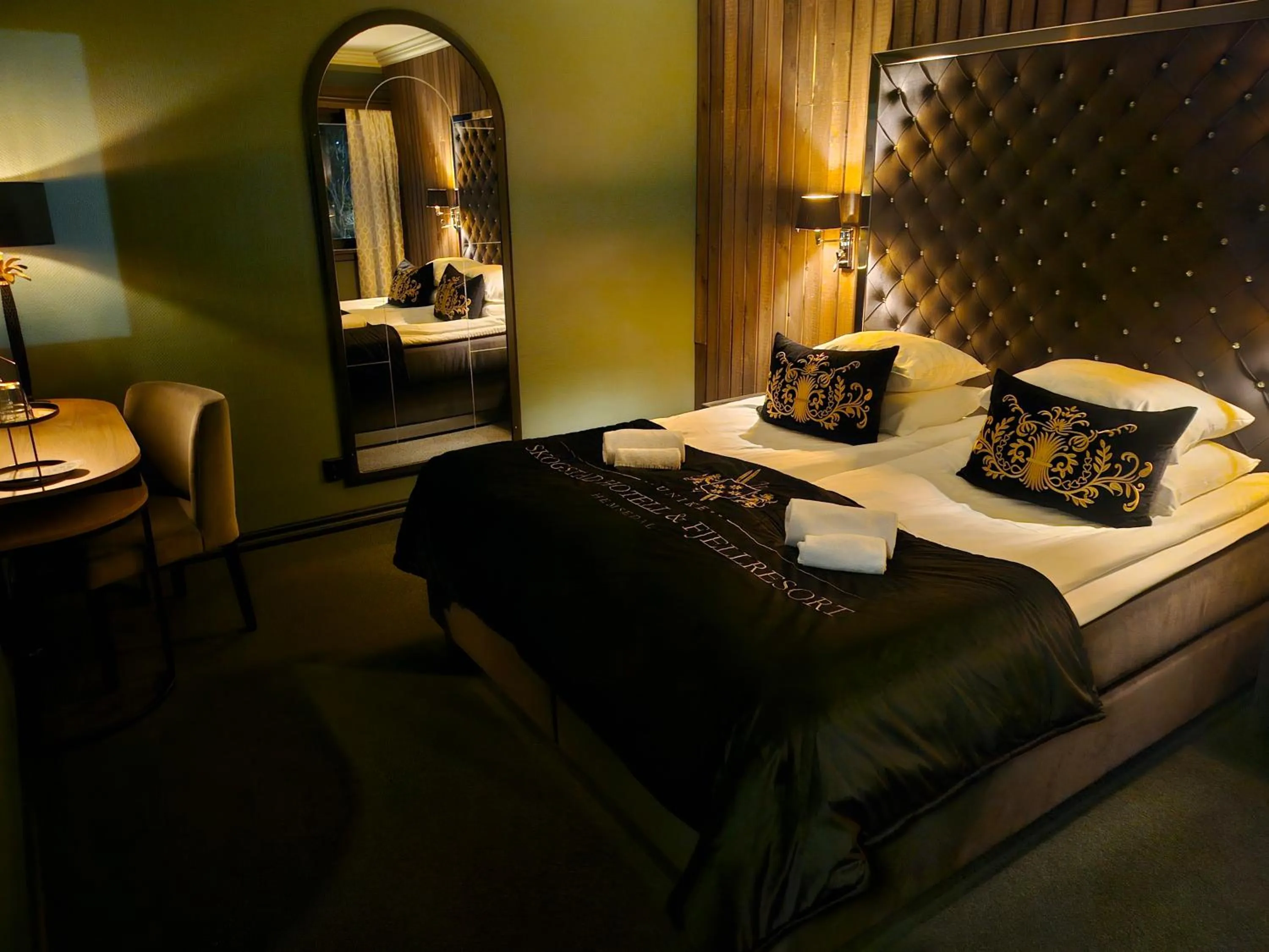 Bed in Skogstad Hotel - Unike Hoteller